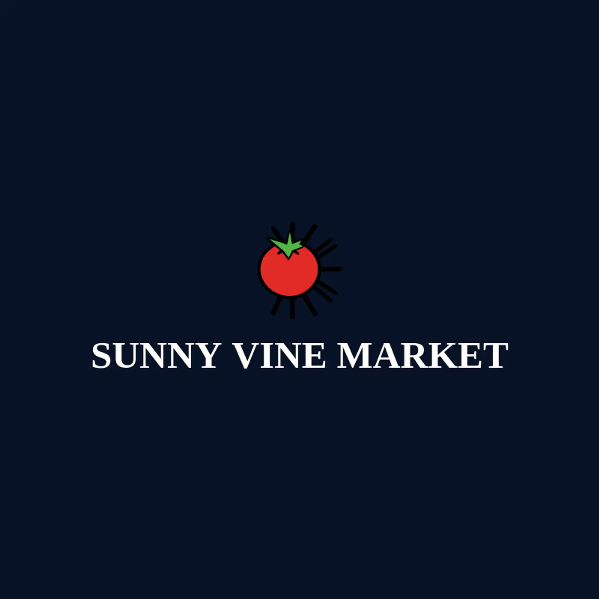 Sunny Vine Market logo for tomato