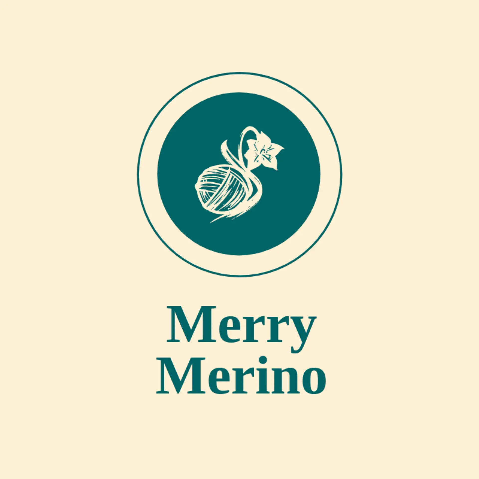 Merry Merino logo for yarn
