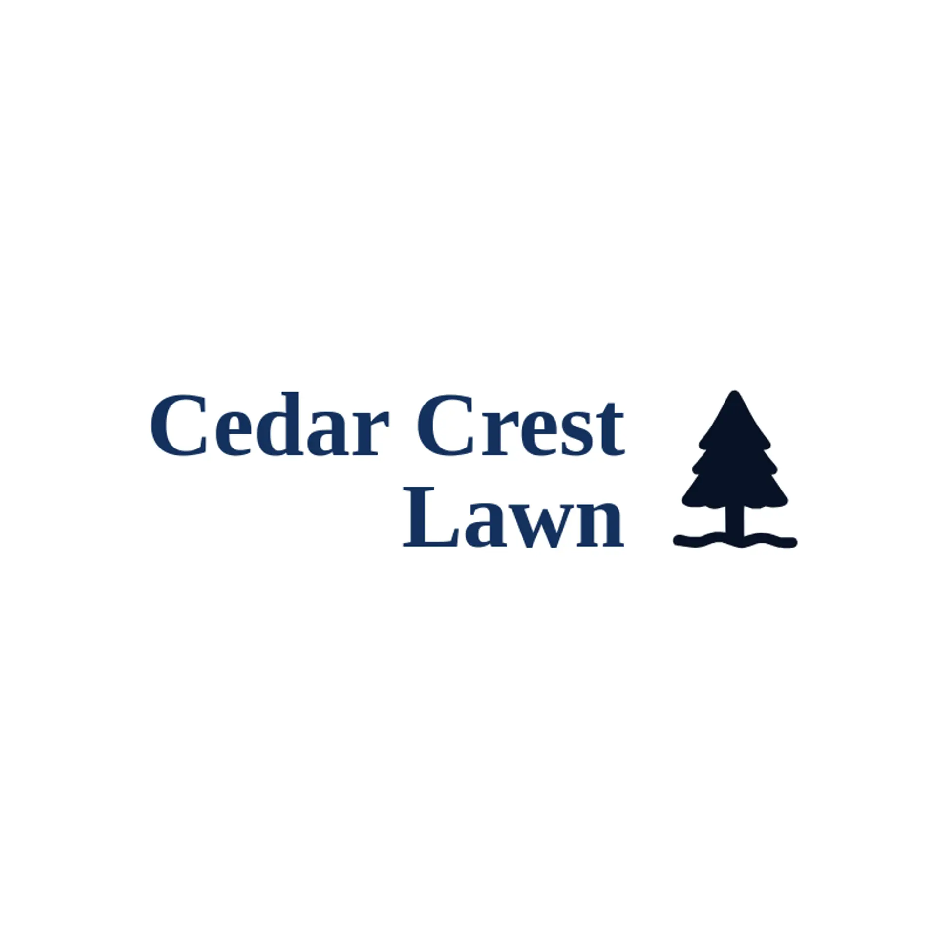 Cedar Crest Lawn logo for lawn service