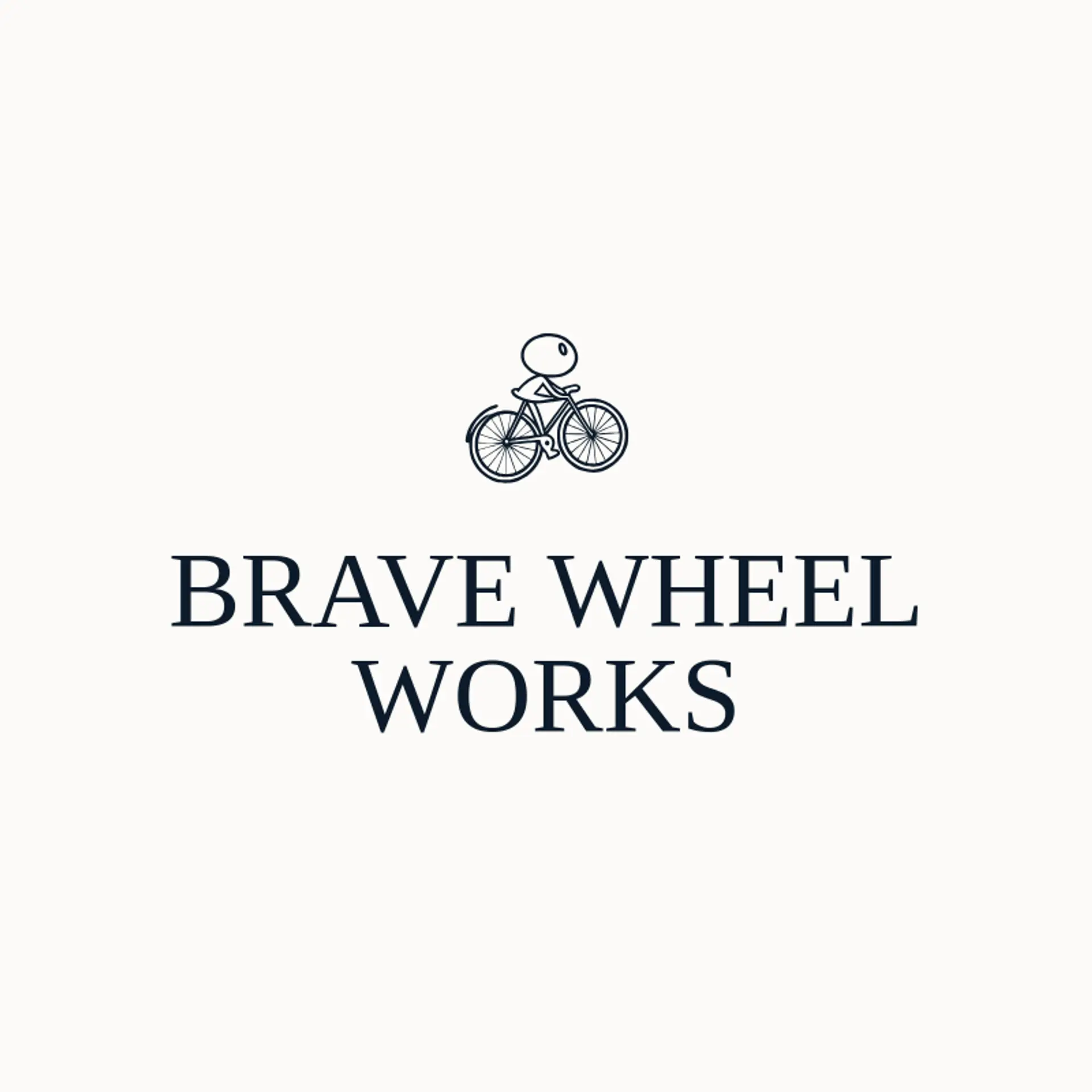 Brave Wheel Works logo for rider