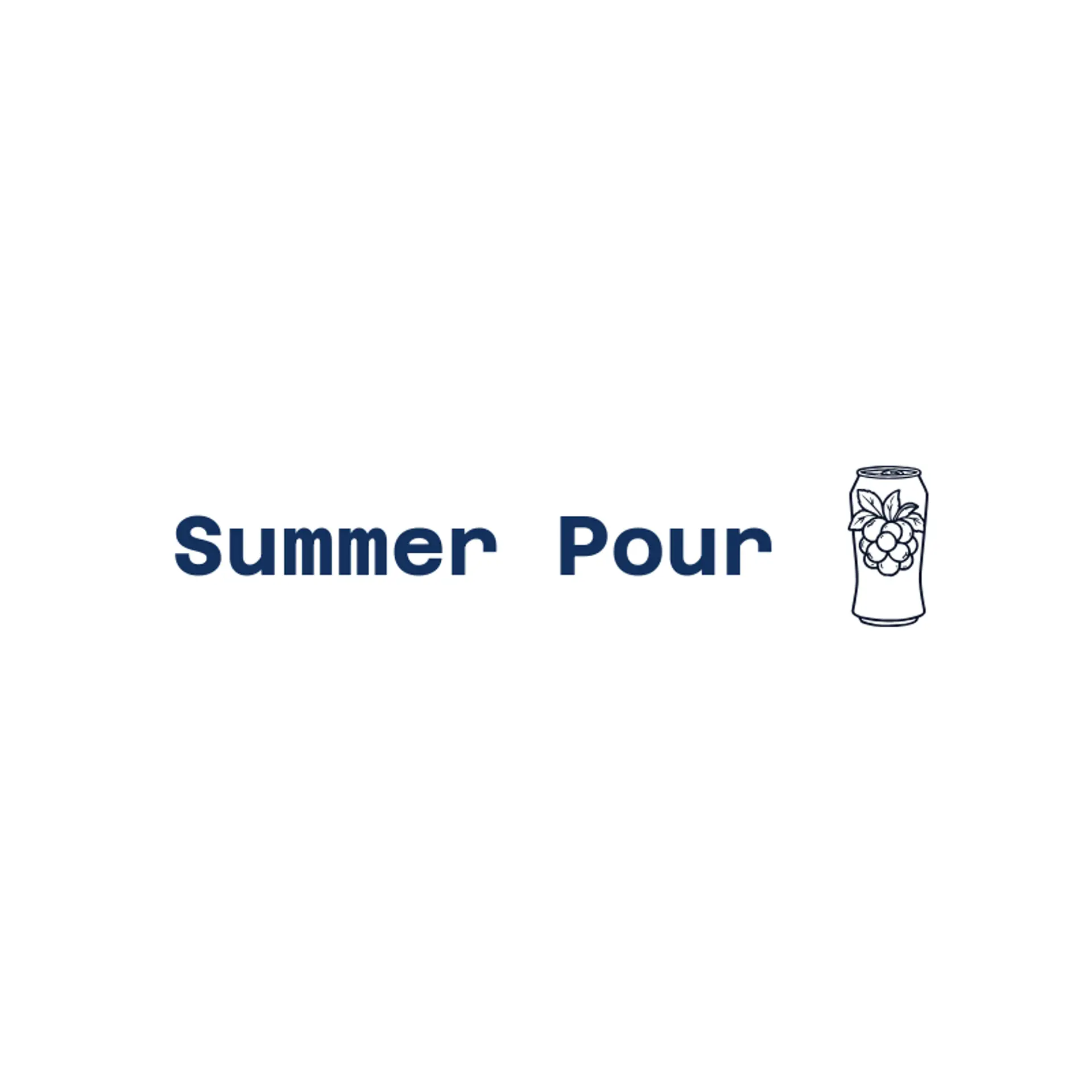 Summer Pour logo for soda