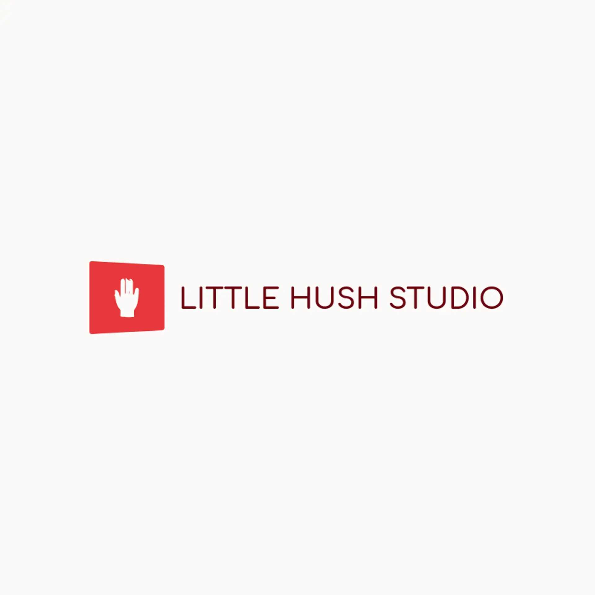 Little Hush Studio logo for asmr