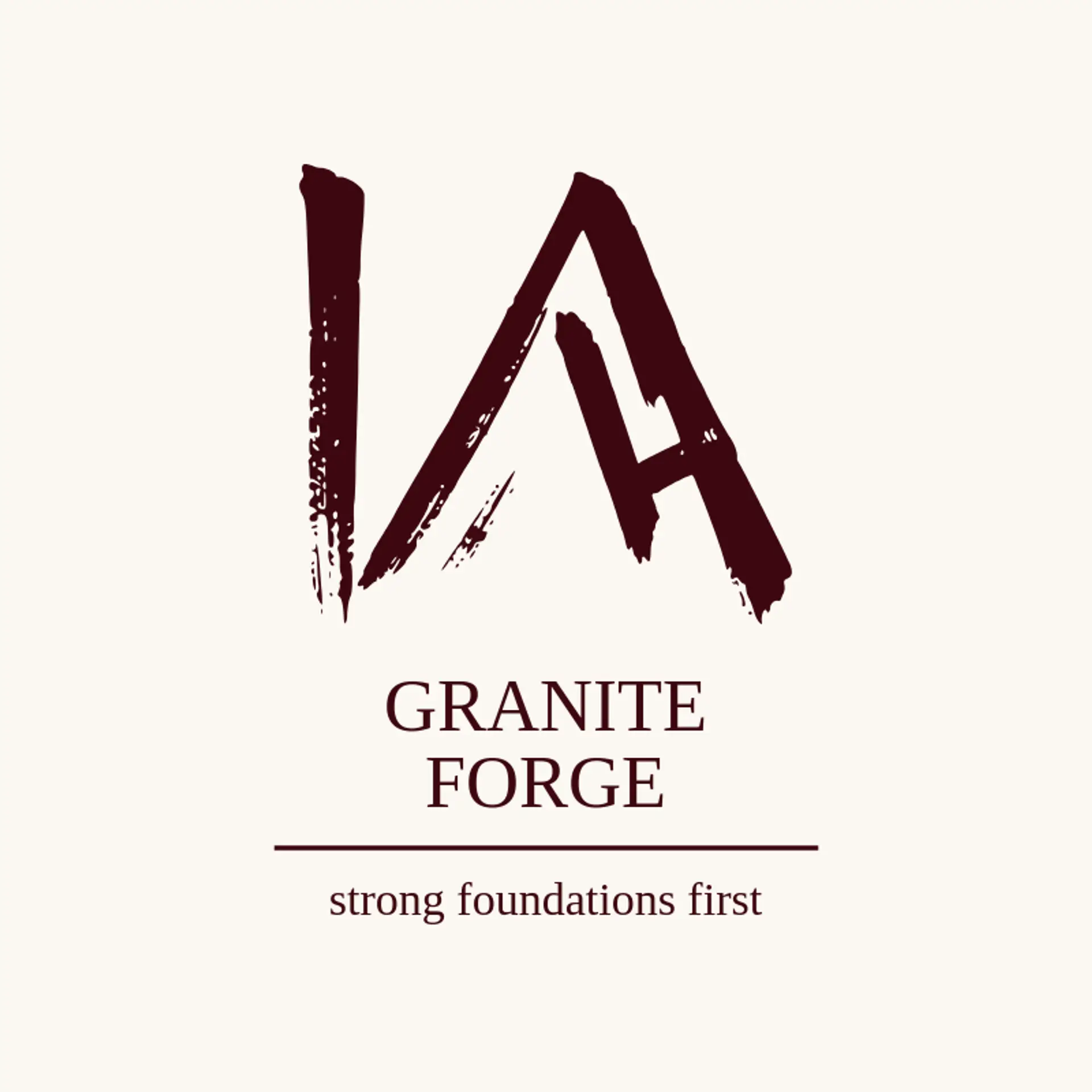 Granite Forge logo for iron