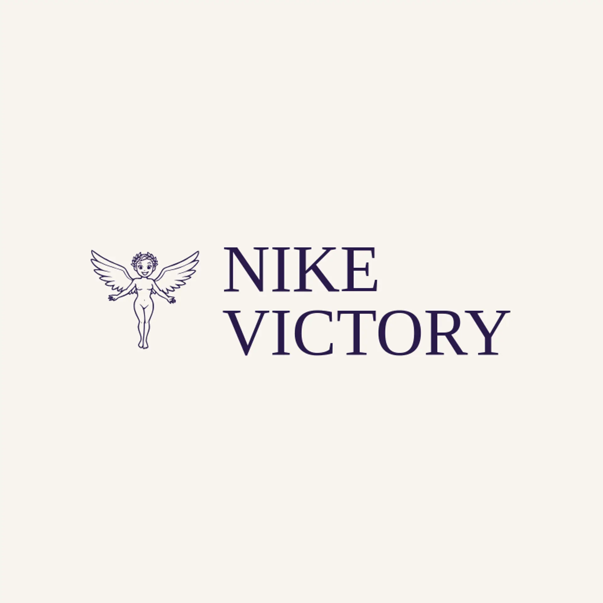 Nike Victory logo for greek god
