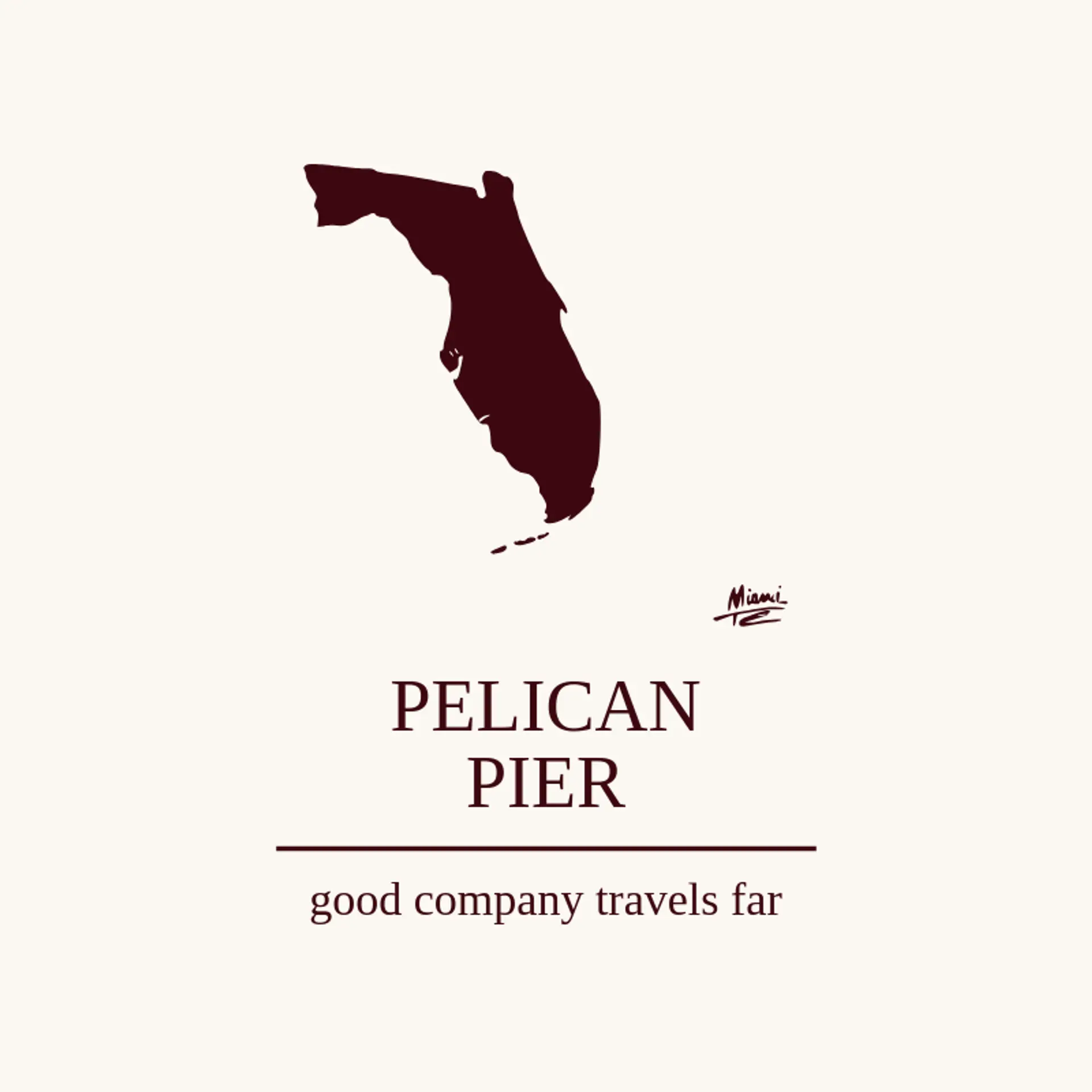 Pelican Pier logo for florida