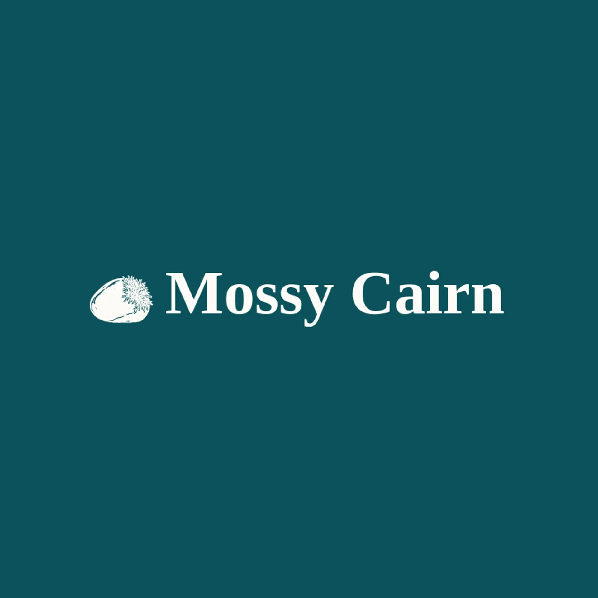 Mossy Cairn logo for stone