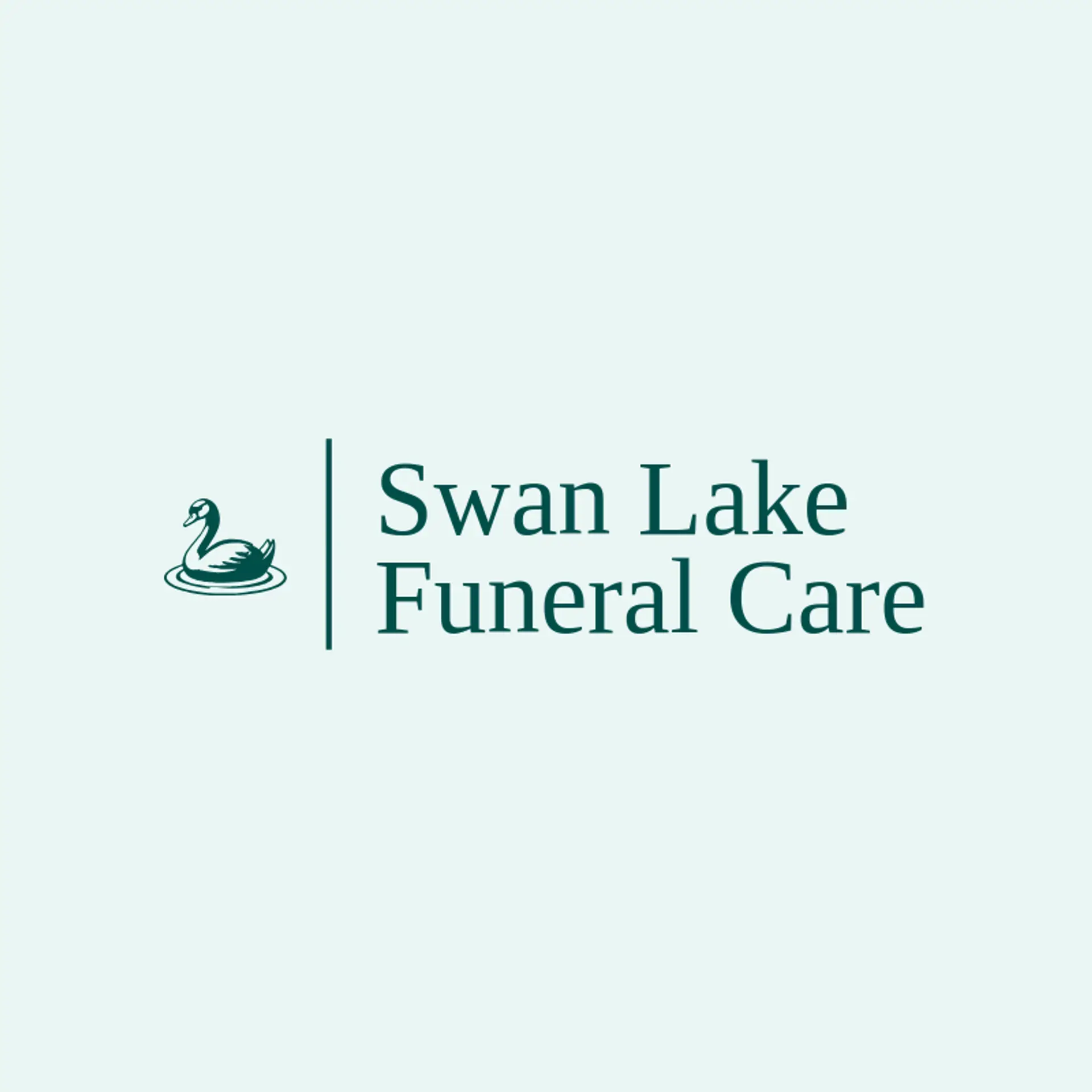 Swan Lake Funeral Care logo for funeral home