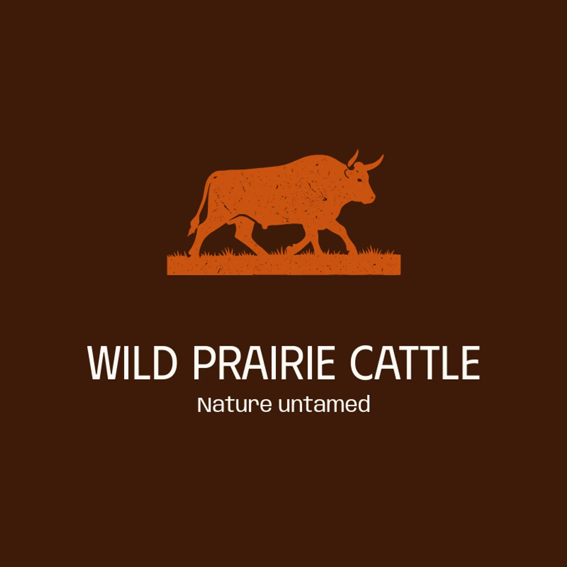 Wild Prairie Cattle logo for bull