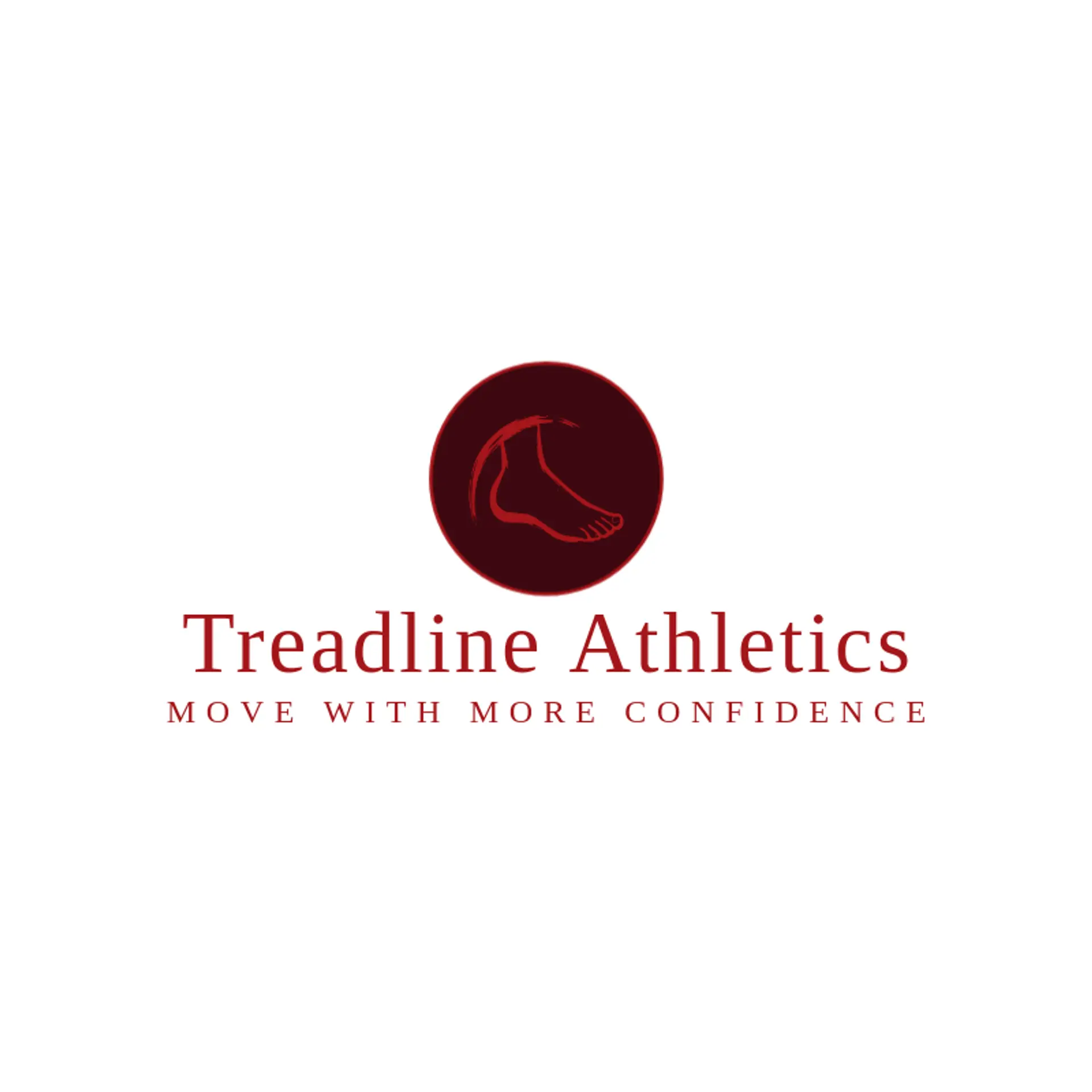 Treadline Athletics logo for foot