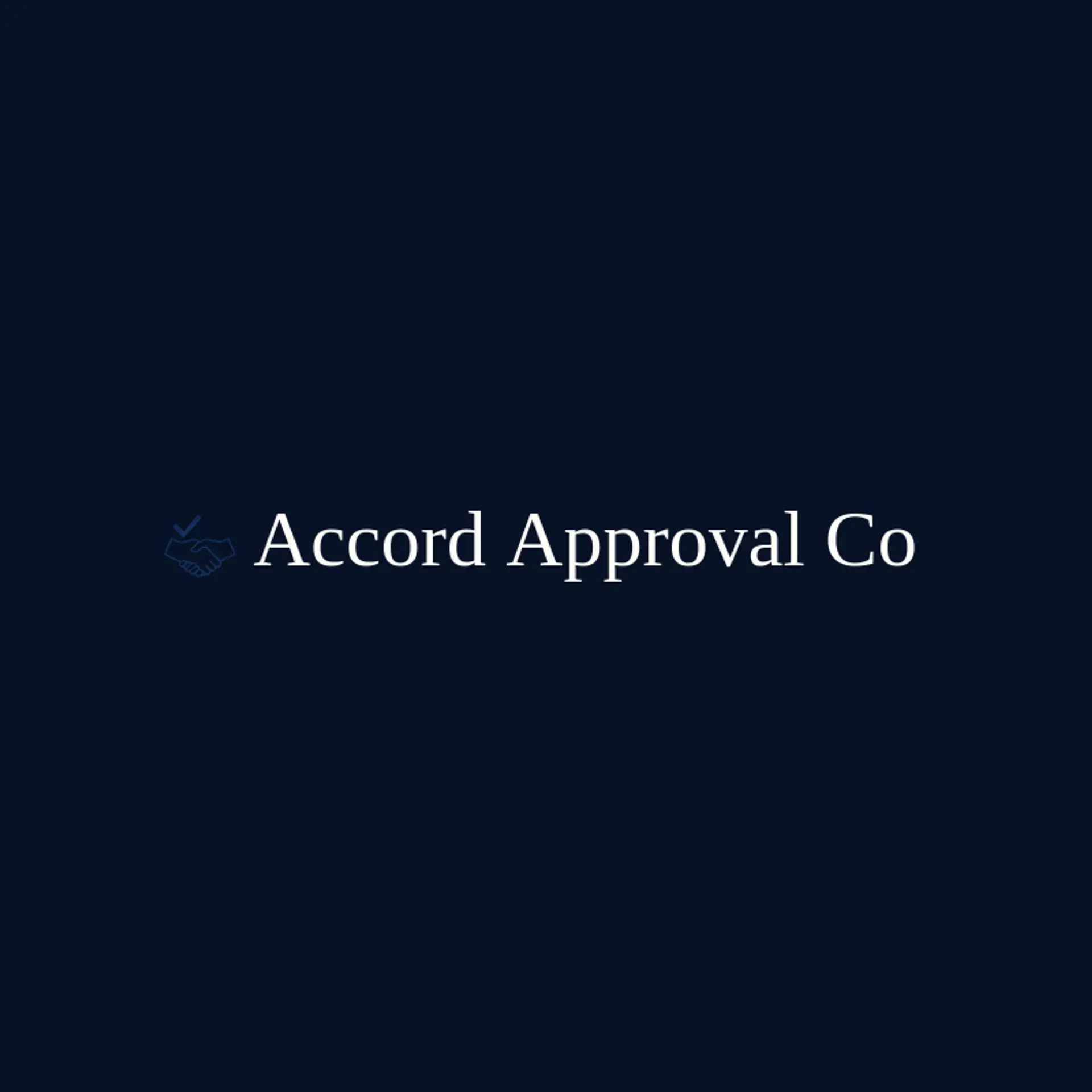 Accord Approval Co logo for check mark