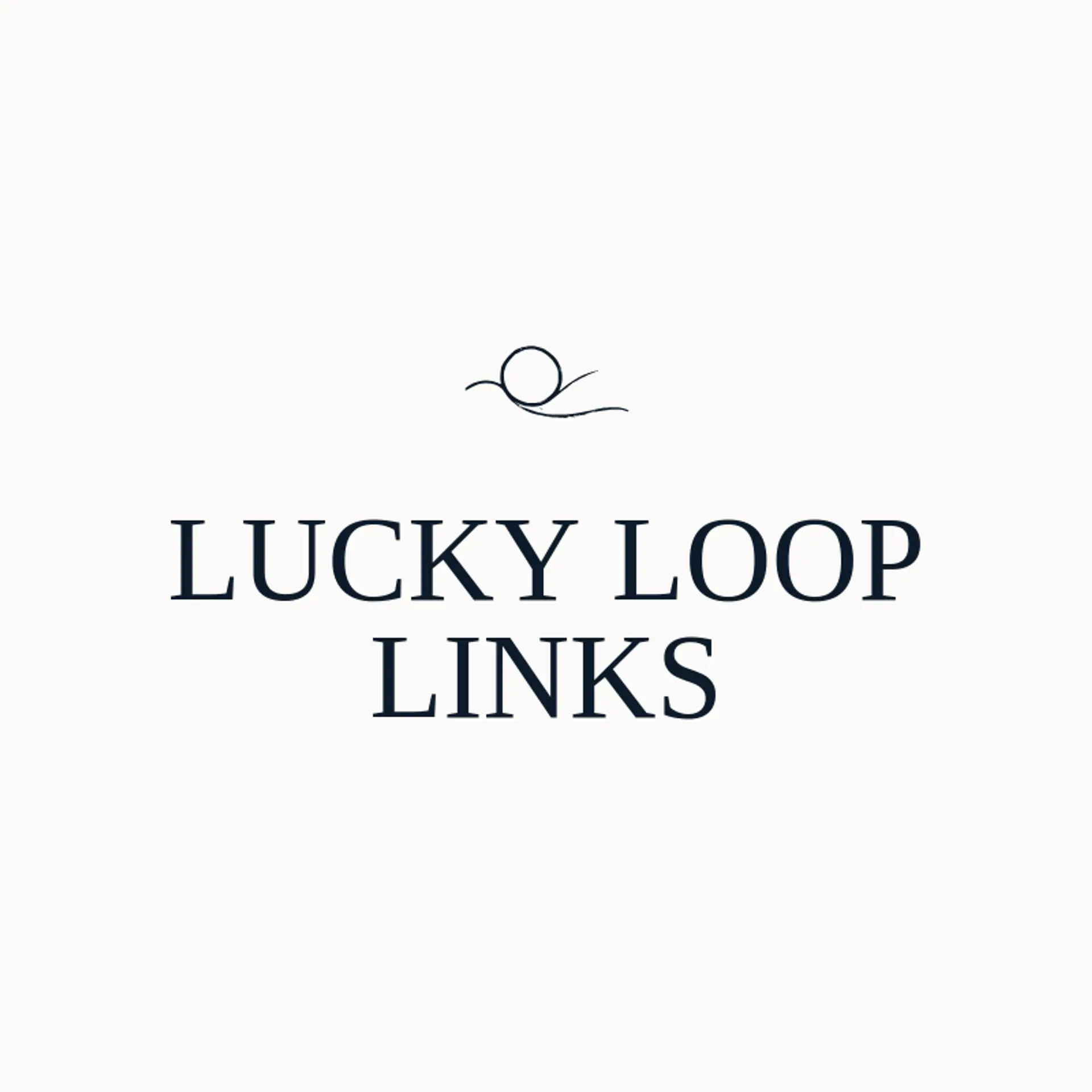 Lucky Loop Links logo for mini golf