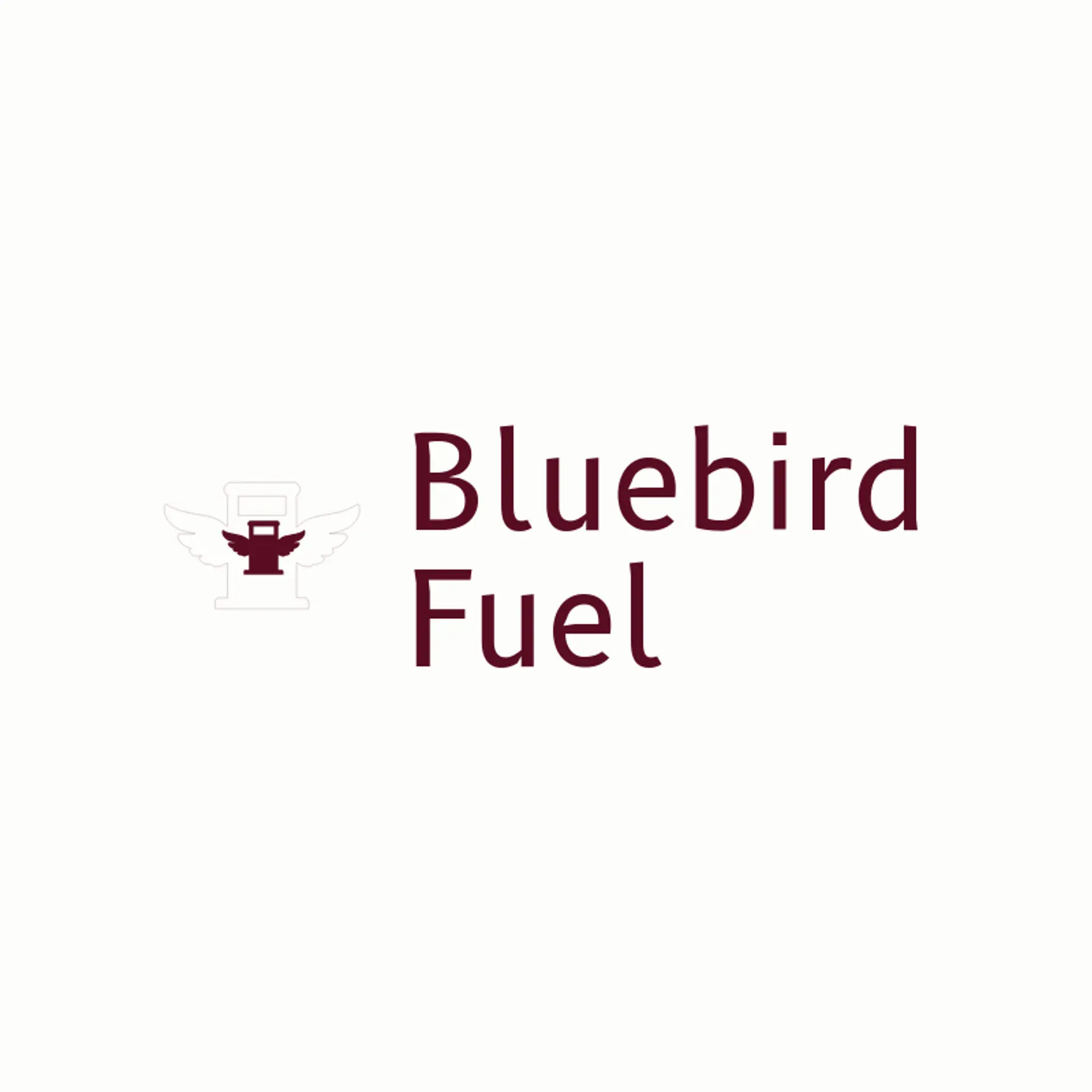 Bluebird Fuel logo for gas station