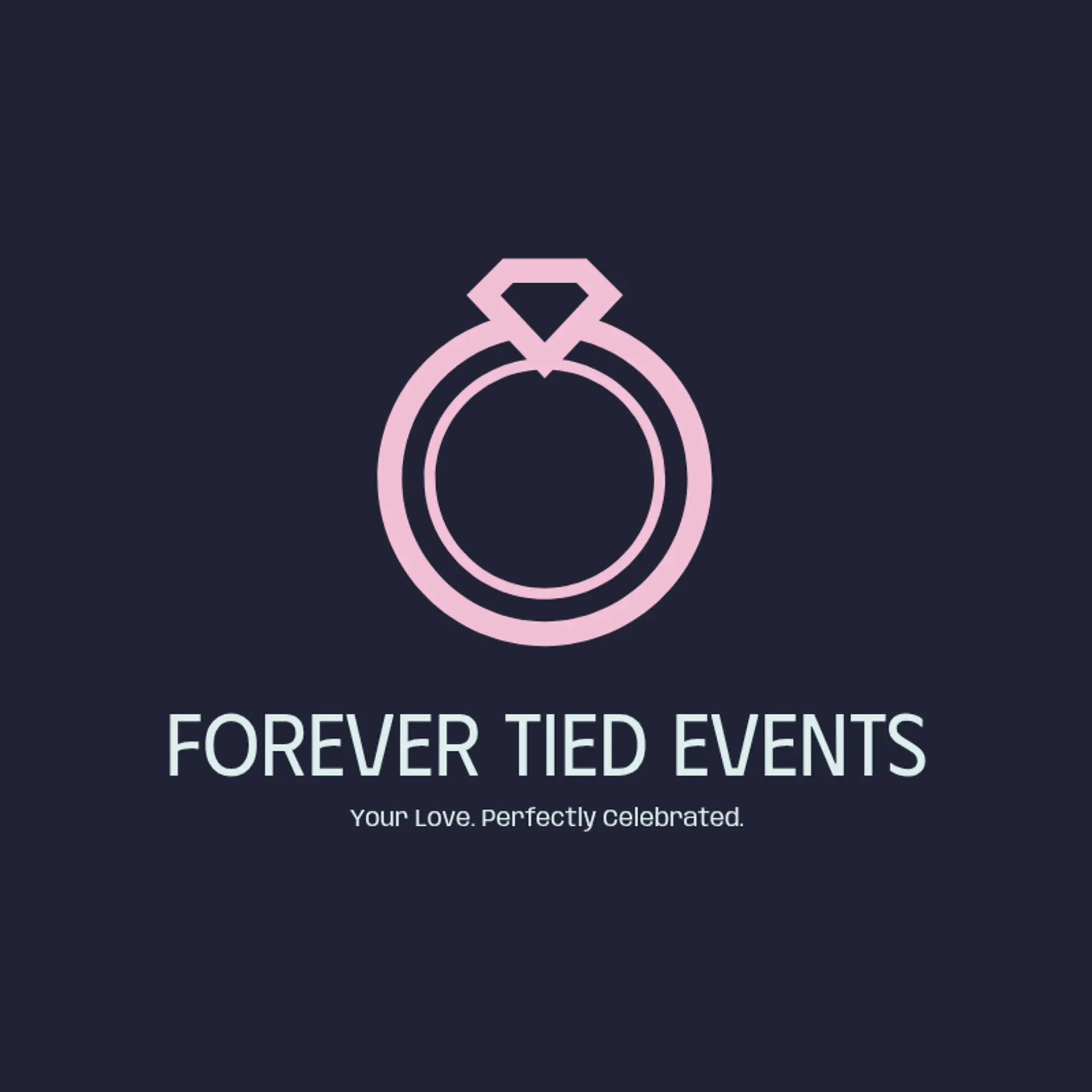 Everlasting Vows logo for wedding company