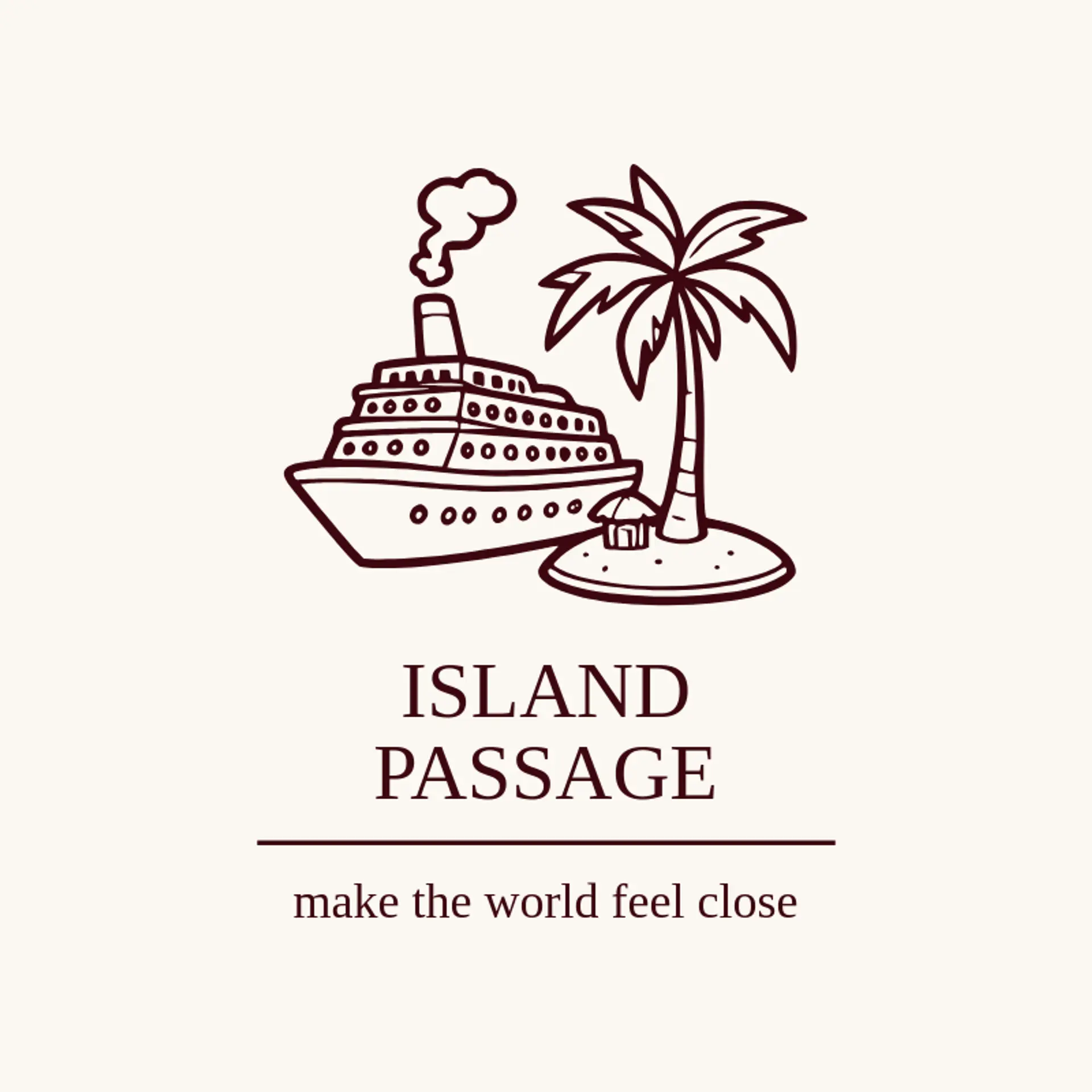Island Passage logo for cruise ship