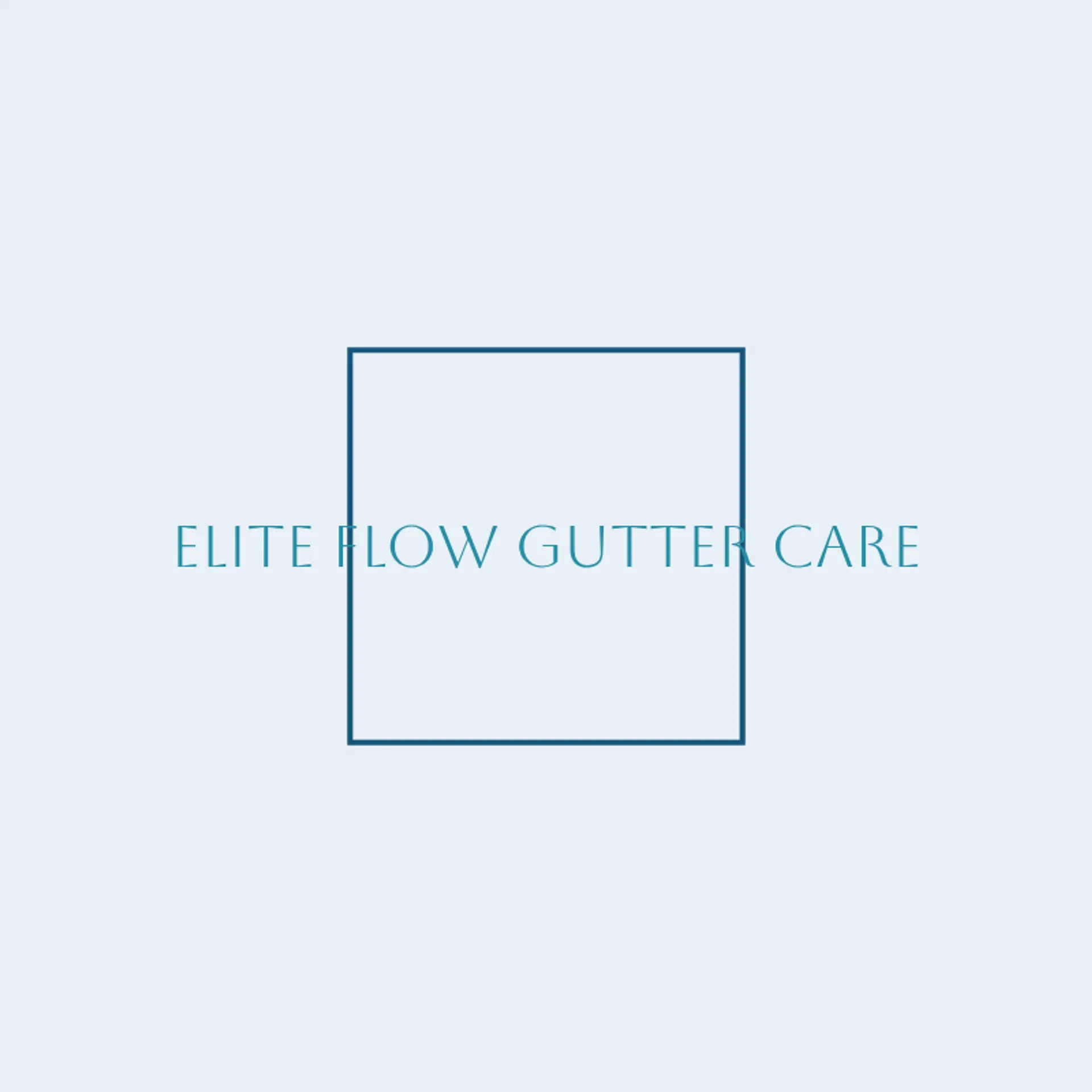 Elite Flow Gutter Care logo for gutter cleaning