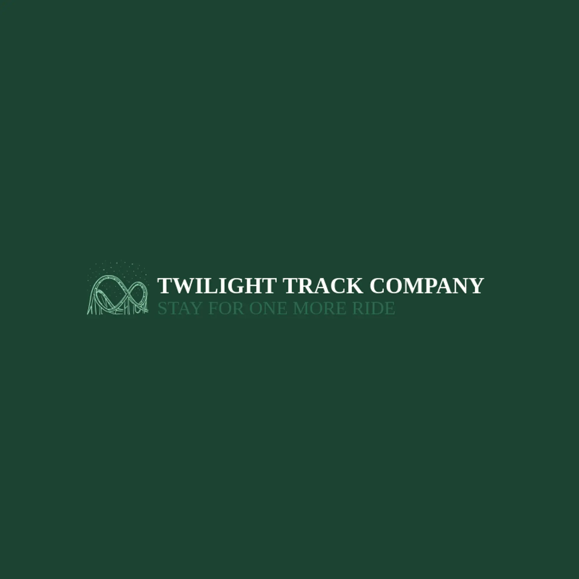 Twilight Track Company logo for roller coaster