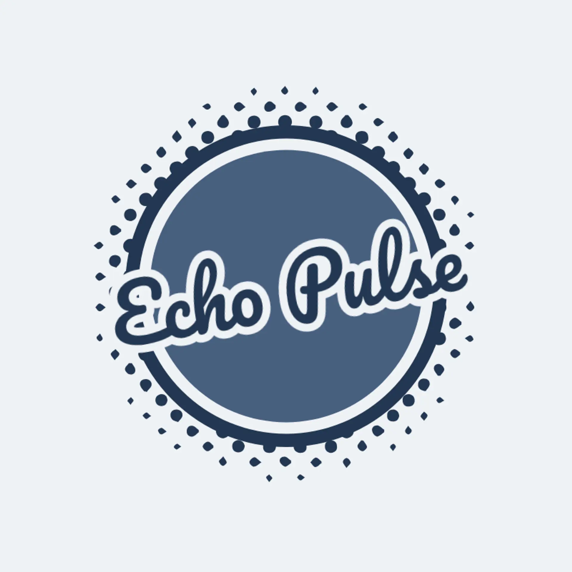 Echo Pulse logo for music band