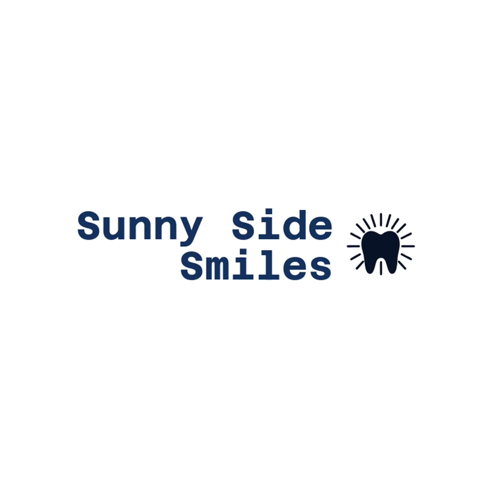 Sunny Side Smiles logo for dental