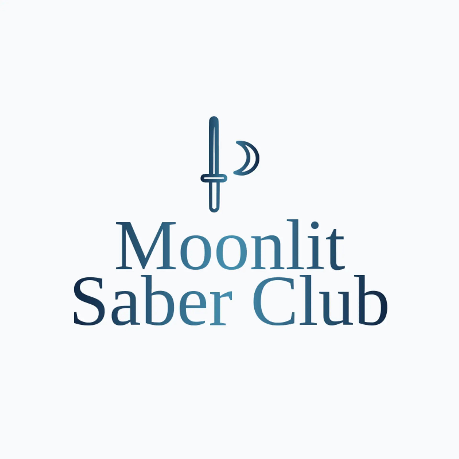 Moonlit Saber Club logo for fencing