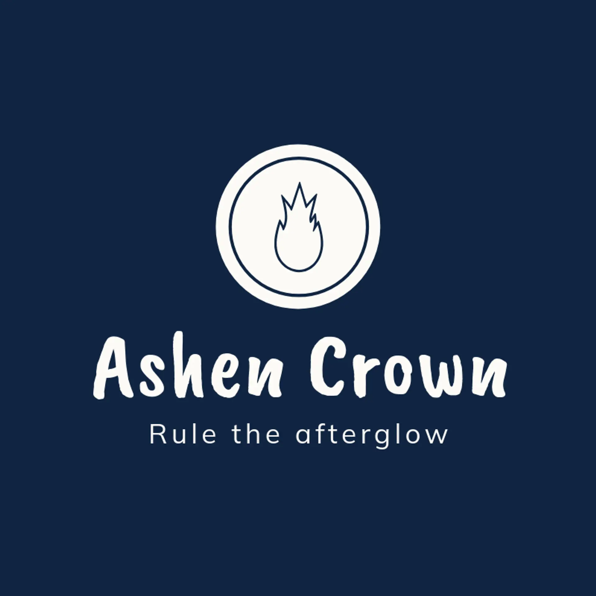Ashen Crown logo for metal band