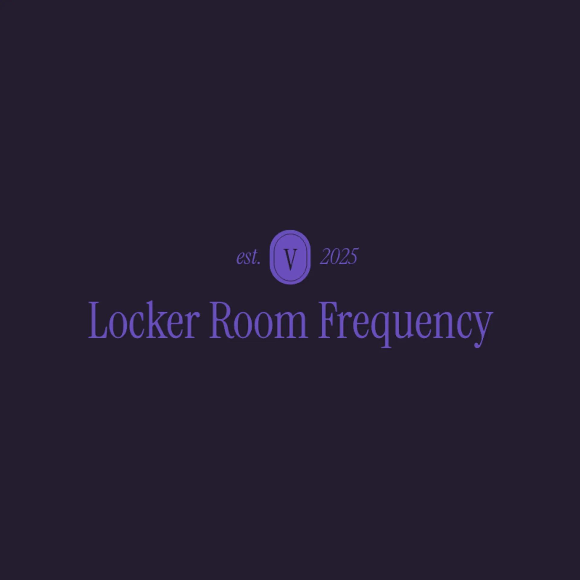 Locker Room Frequency logo for sports podcast