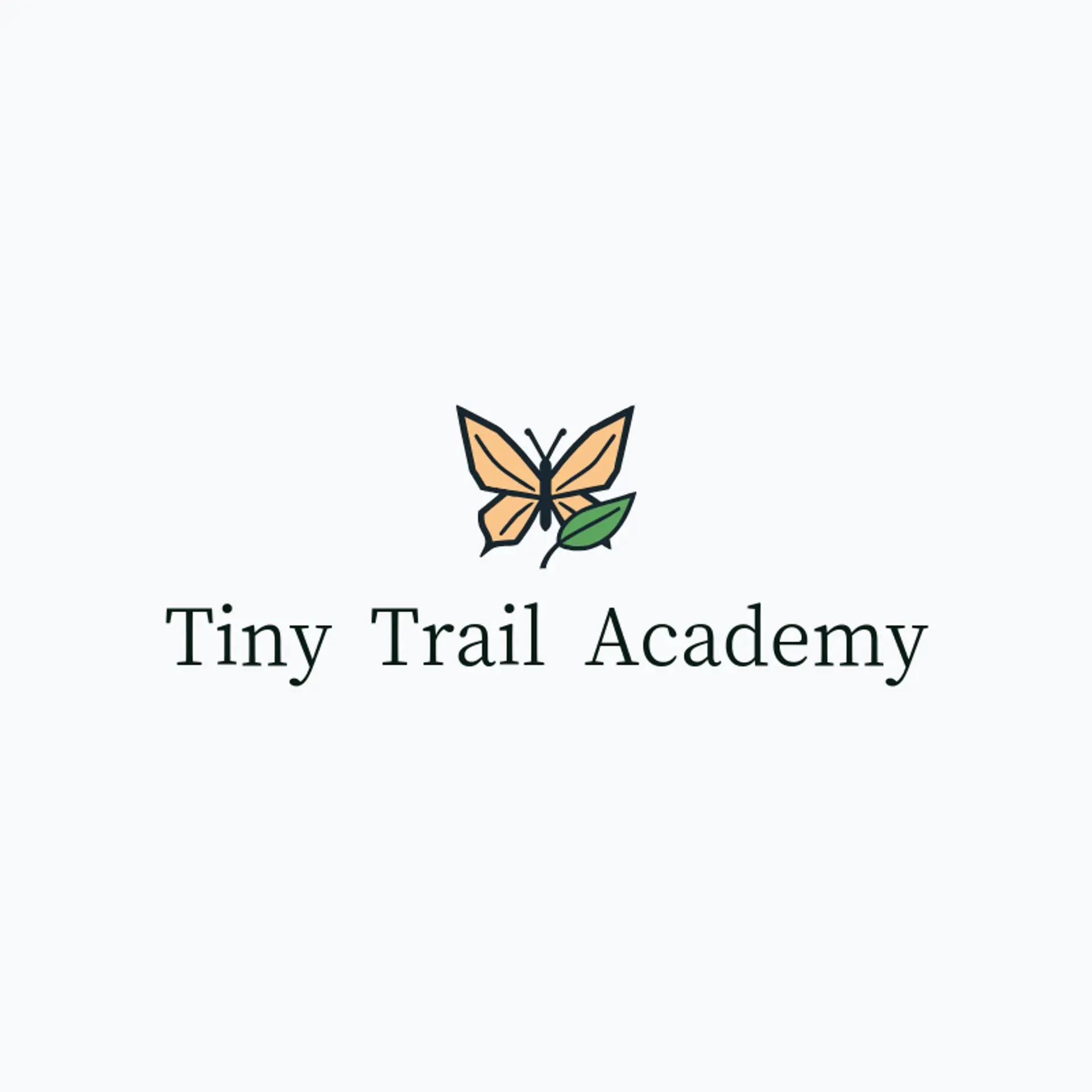 Tiny Trail Academy logo for daycare