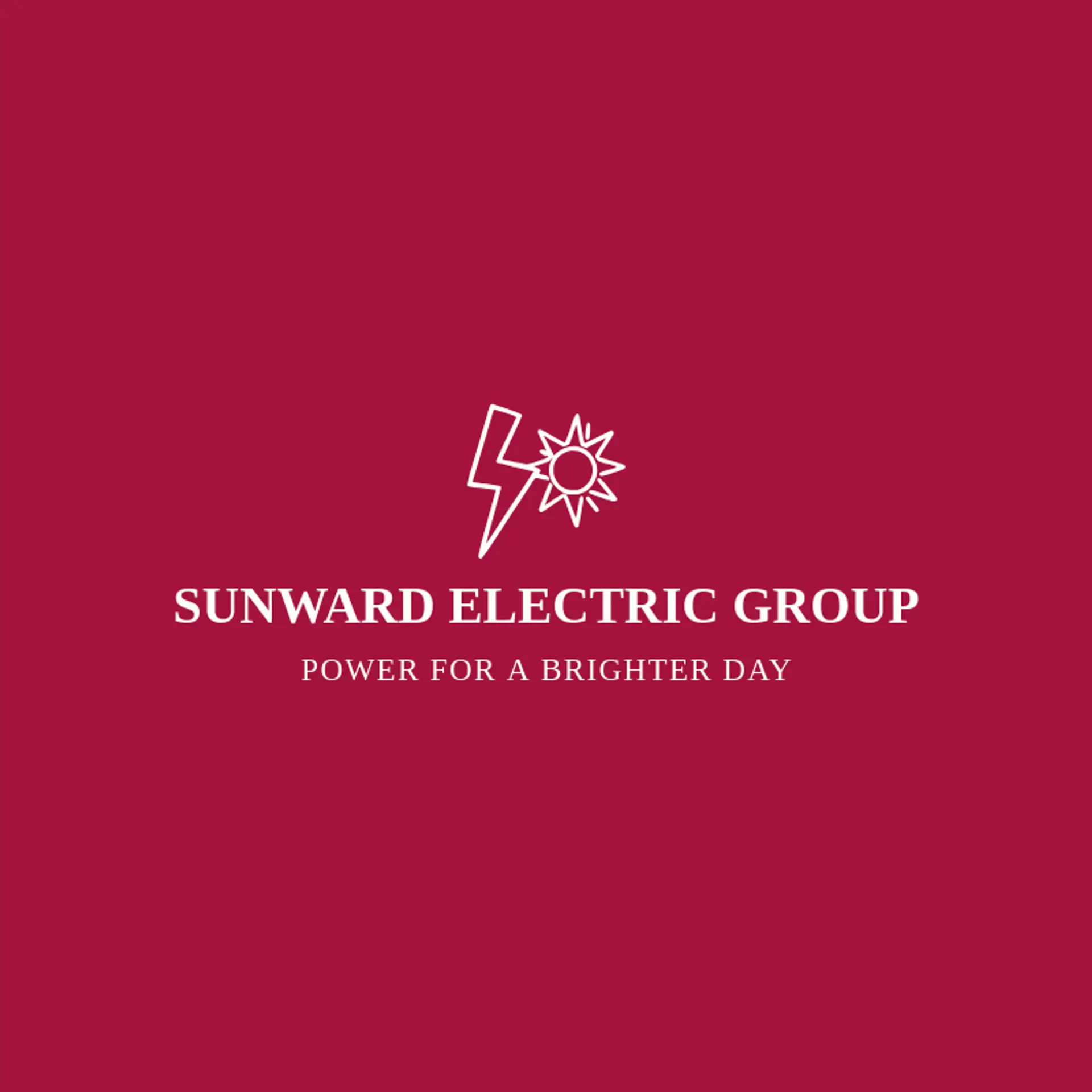 Sunward Electric Group logo for electricity