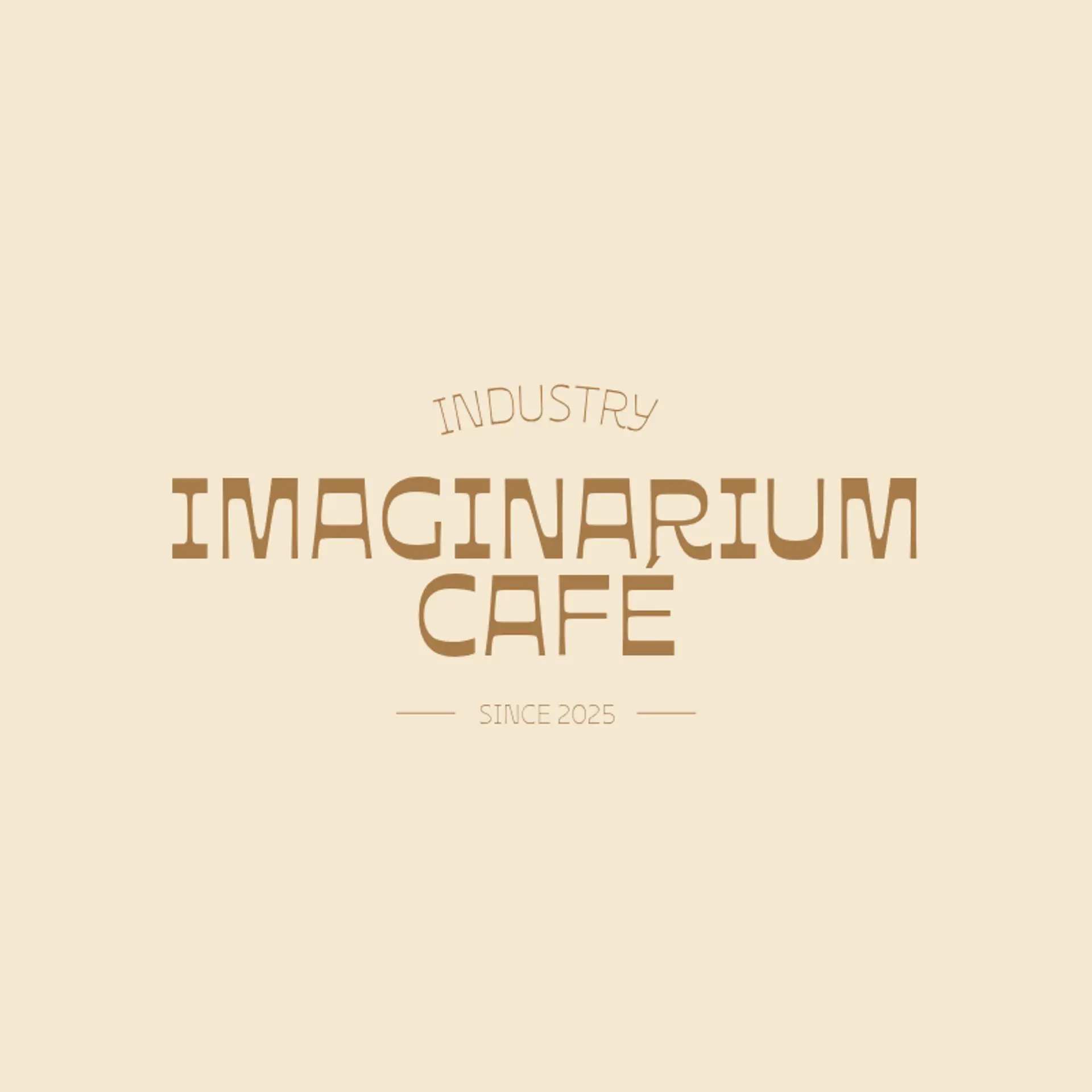 Imaginarium Café logo for creative cafe