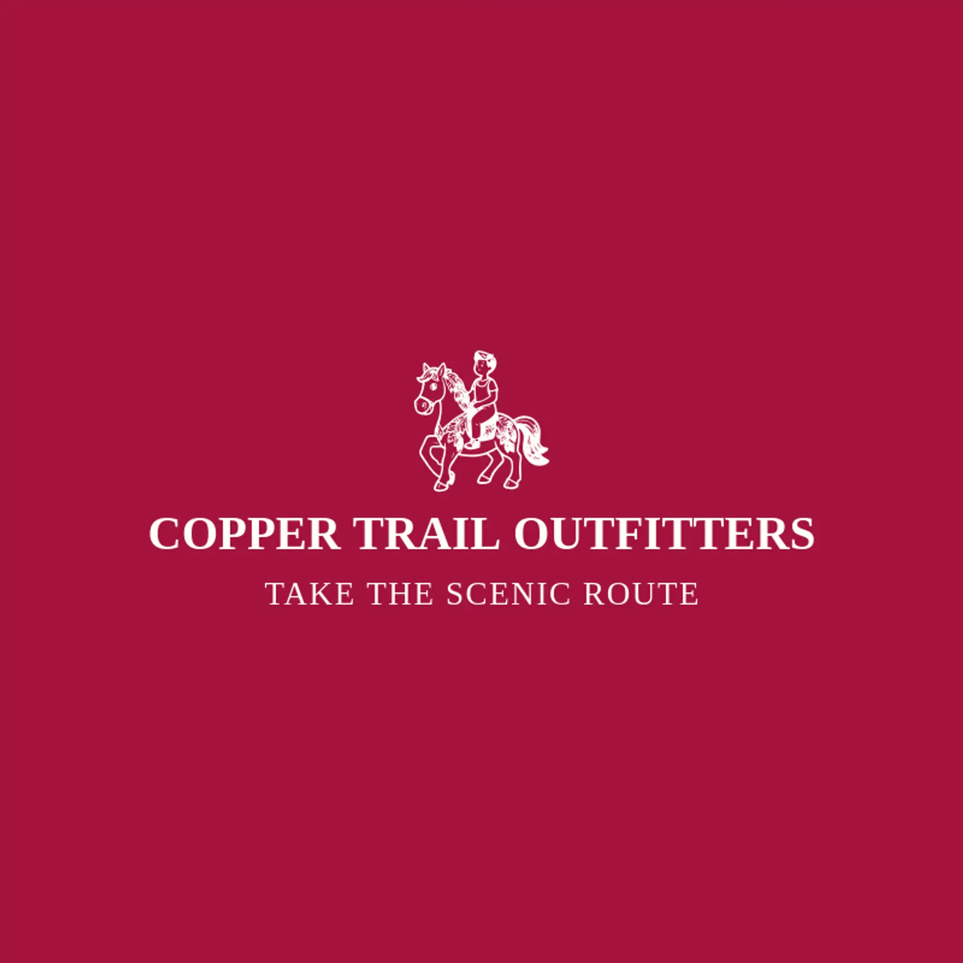 Copper Trail Outfitters logo for rider