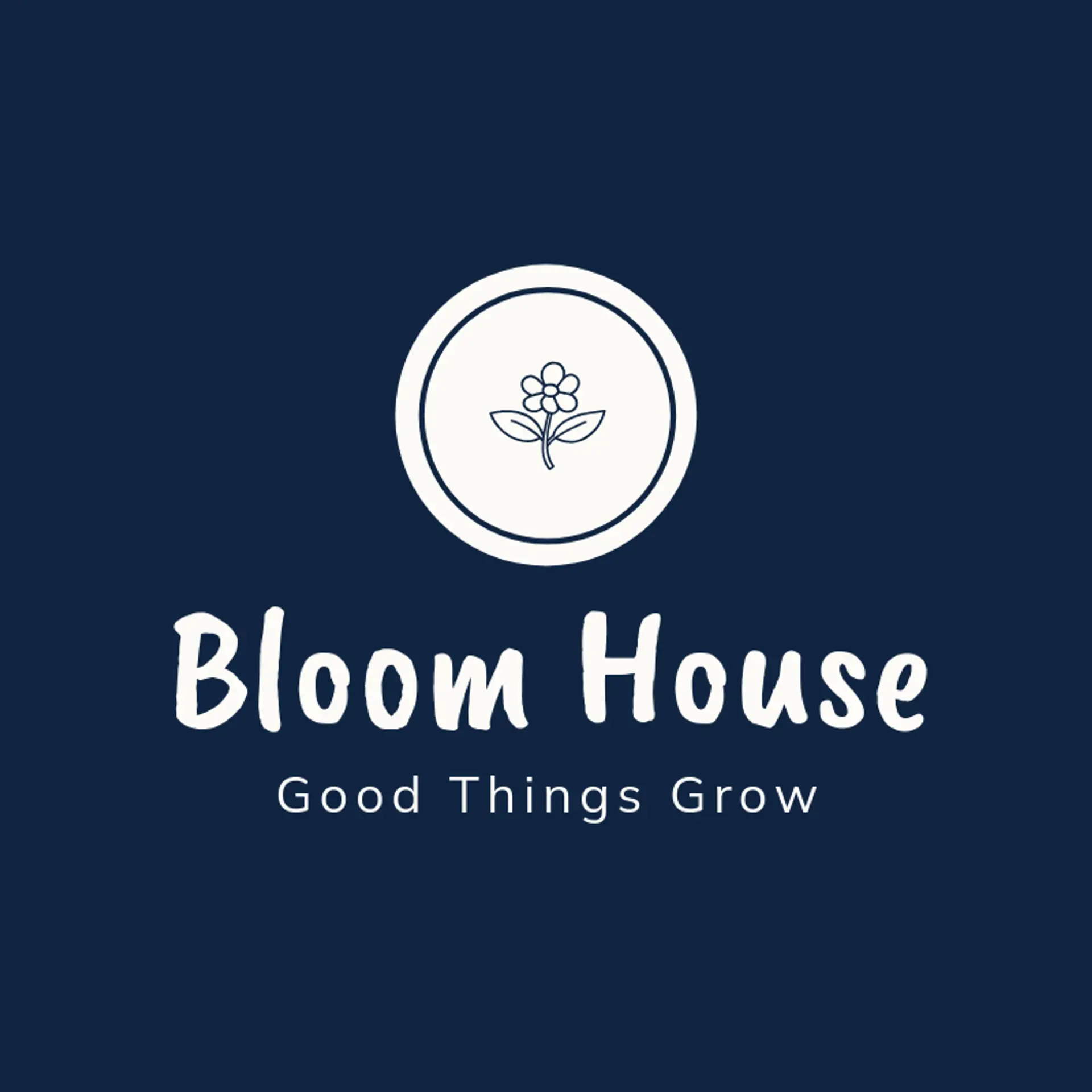 Bloom House logo for flower