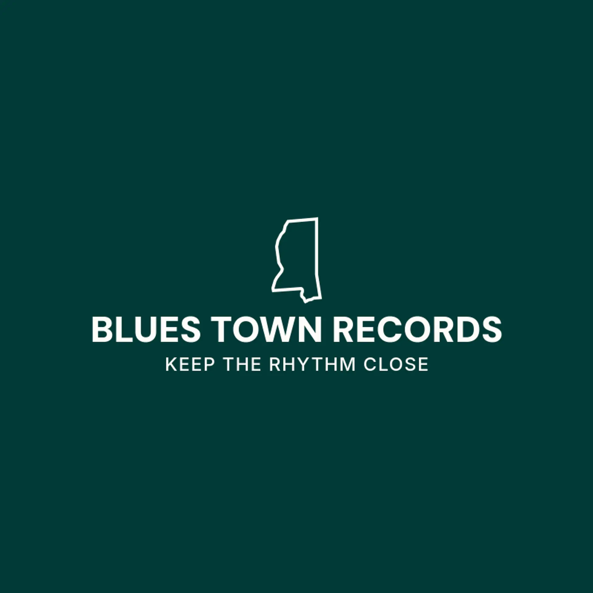 Blues Town Records logo for mississippi