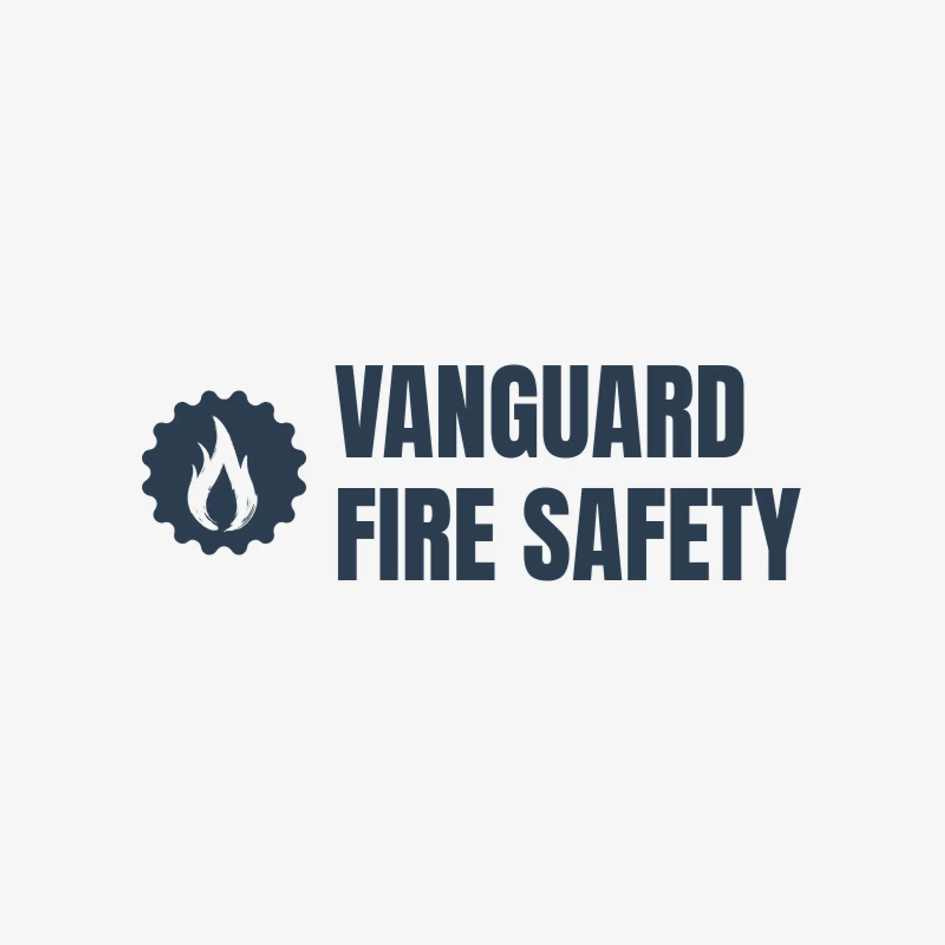 Vanguard Fire Safety logo for fire