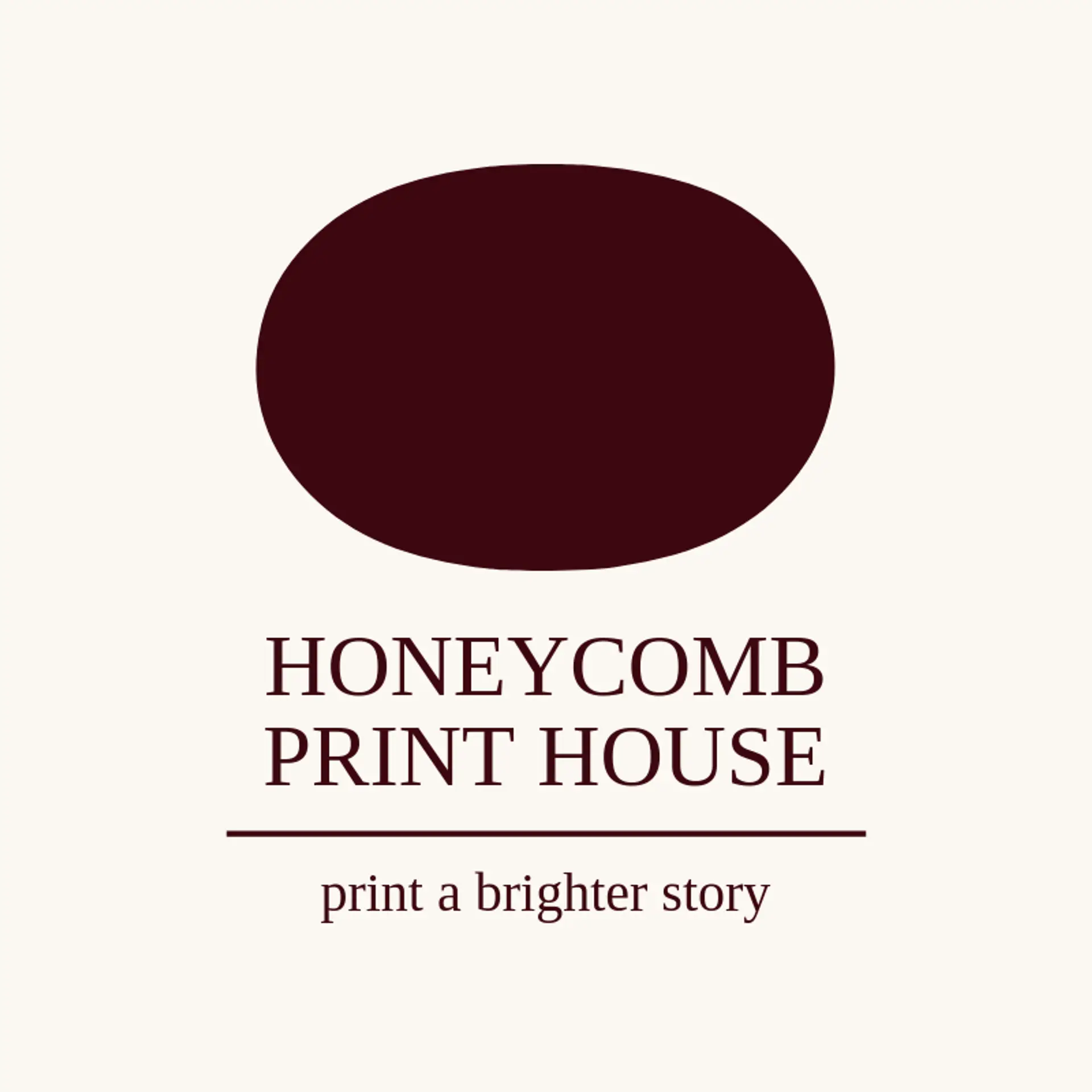 Honeycomb Print House logo for artistic
