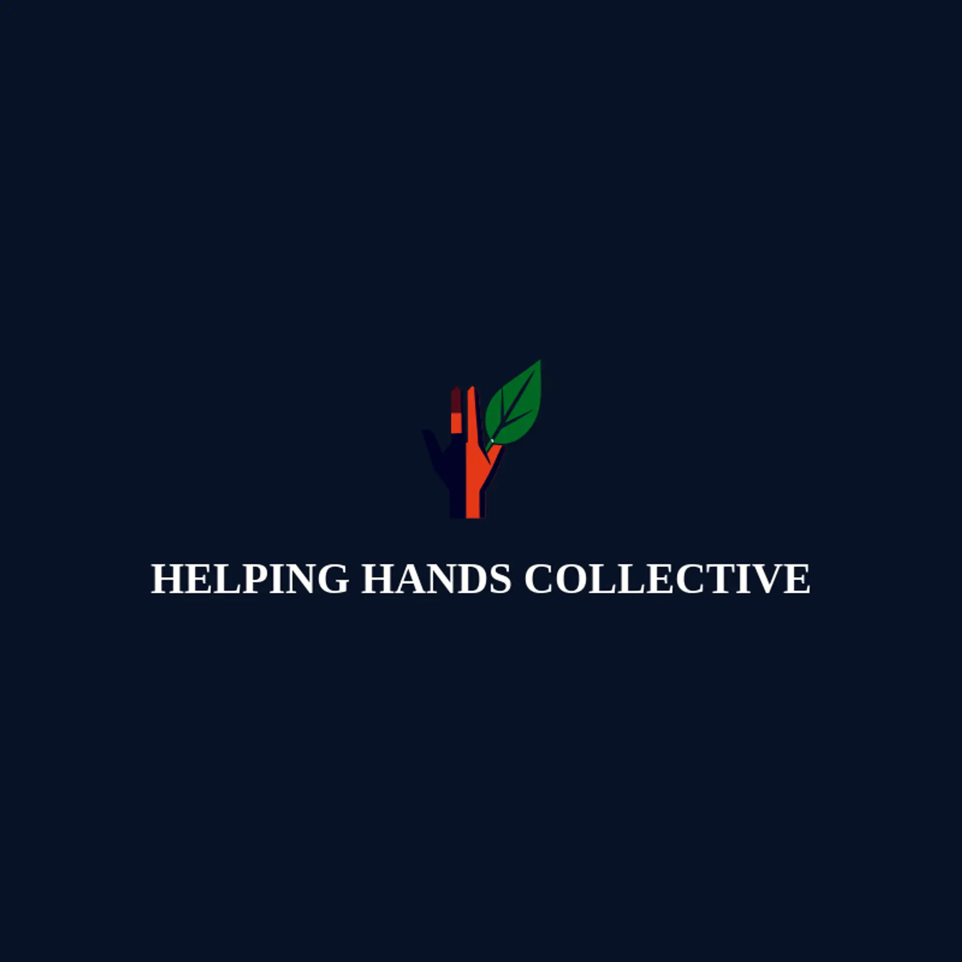 Helping Hands Collective logo for hands
