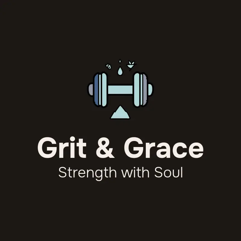 The personal training name Grit & Grace as a branded logo with a color icon