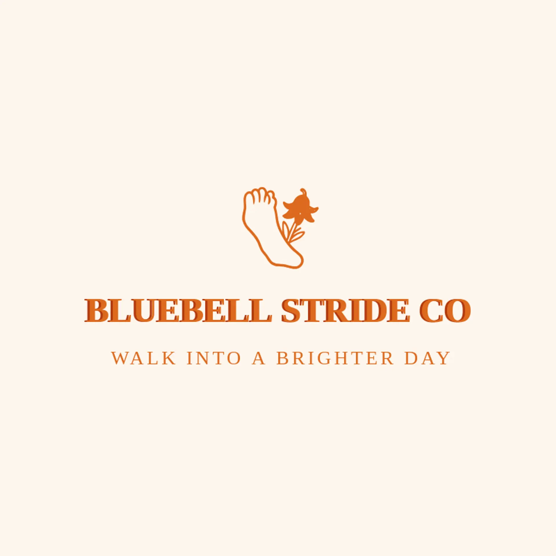 Bluebell Stride Co logo for foot
