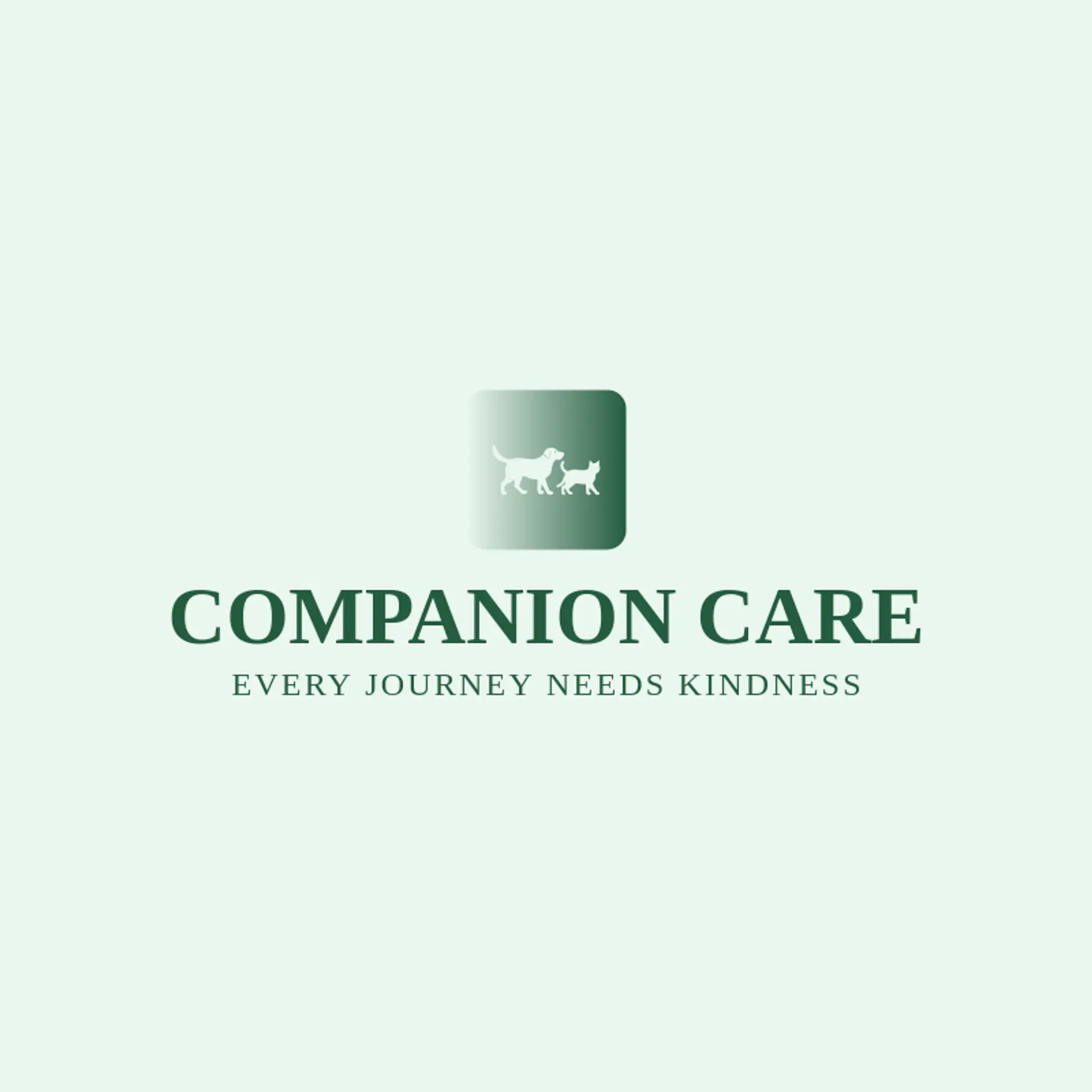 Companion Care logo for animal shelter