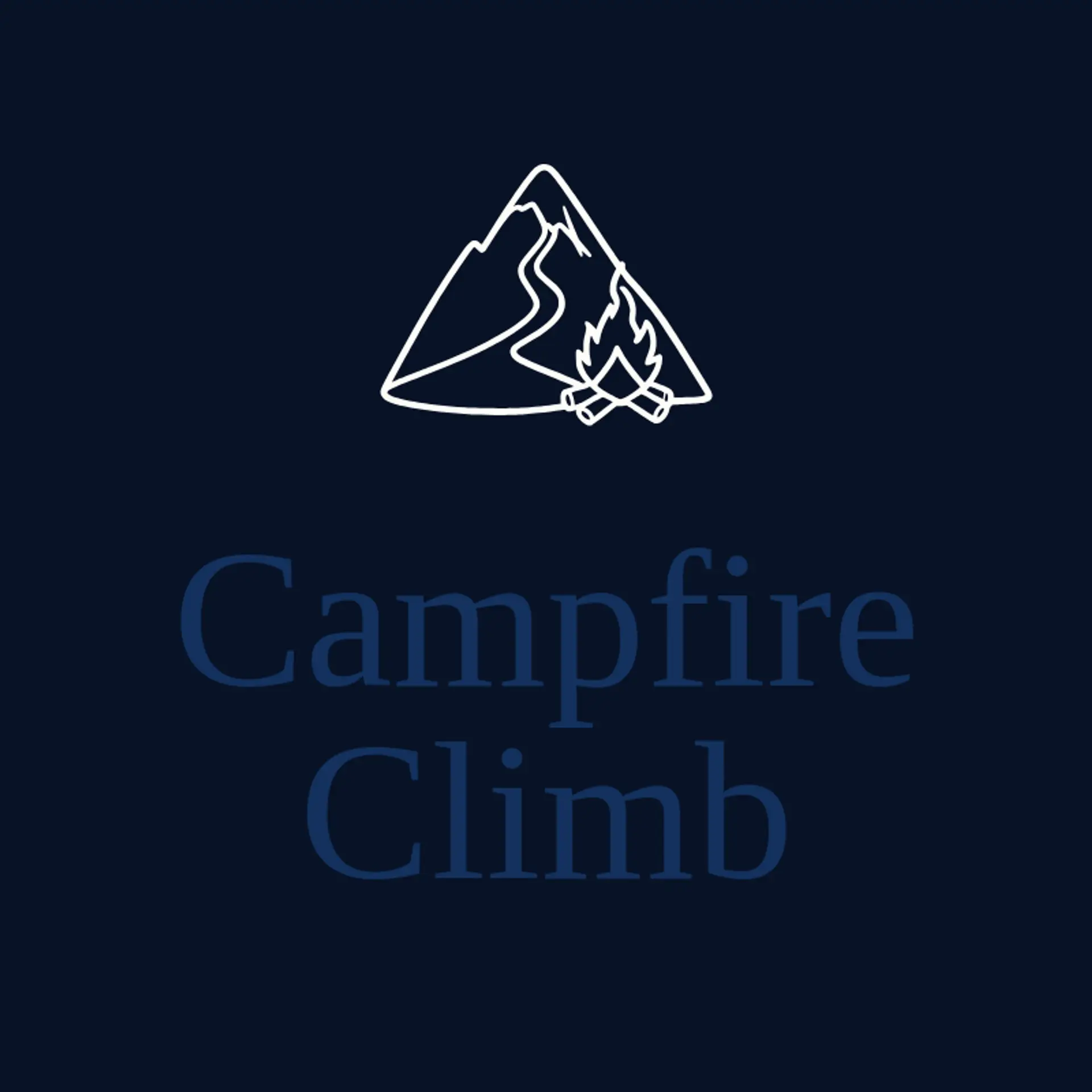 Campfire Climb logo for hiking
