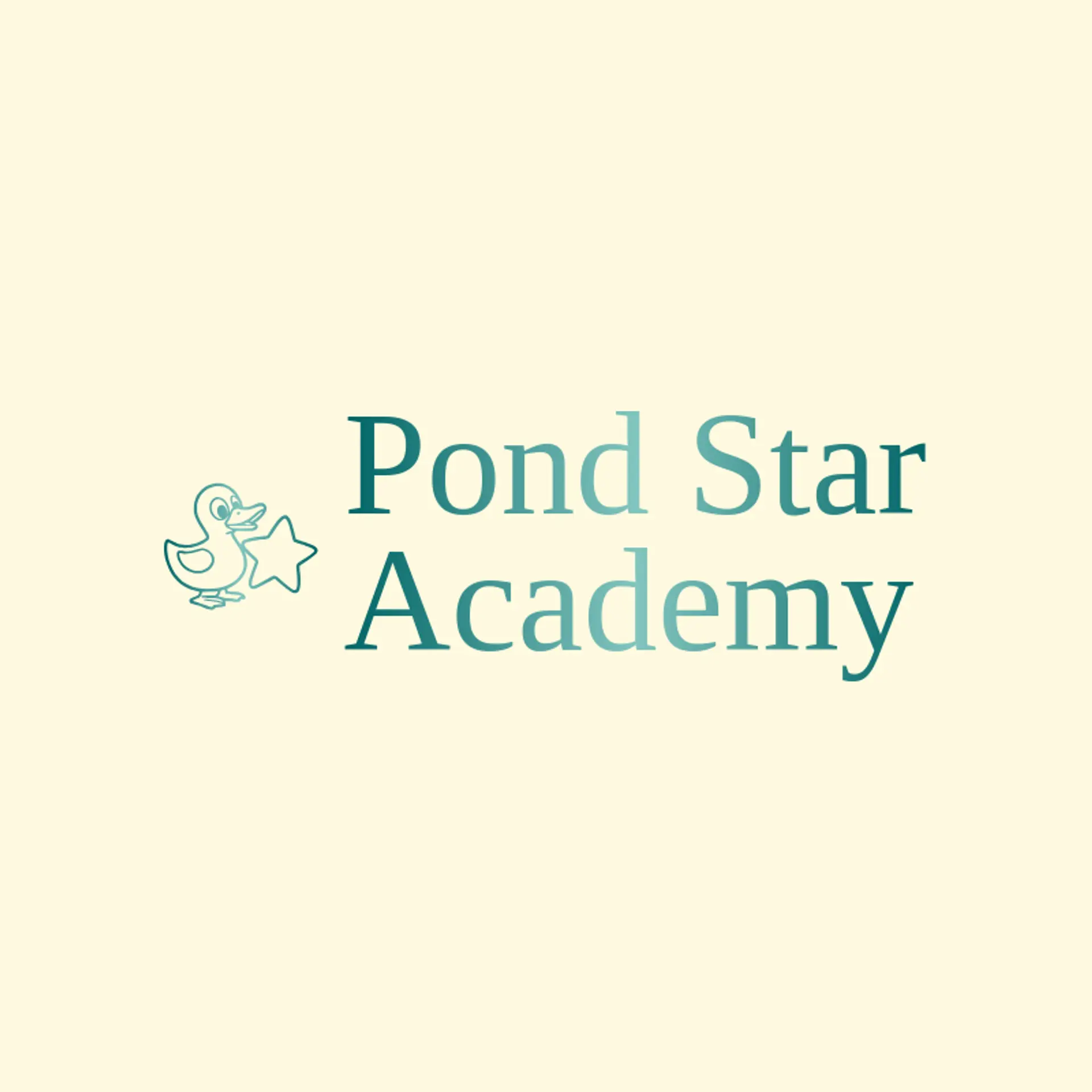 Pond Star Academy logo for duck