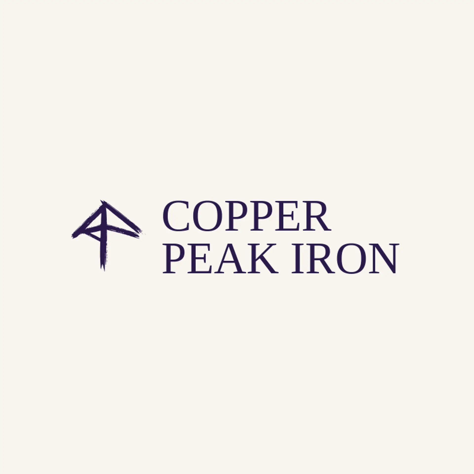 Copper Peak Iron logo for iron