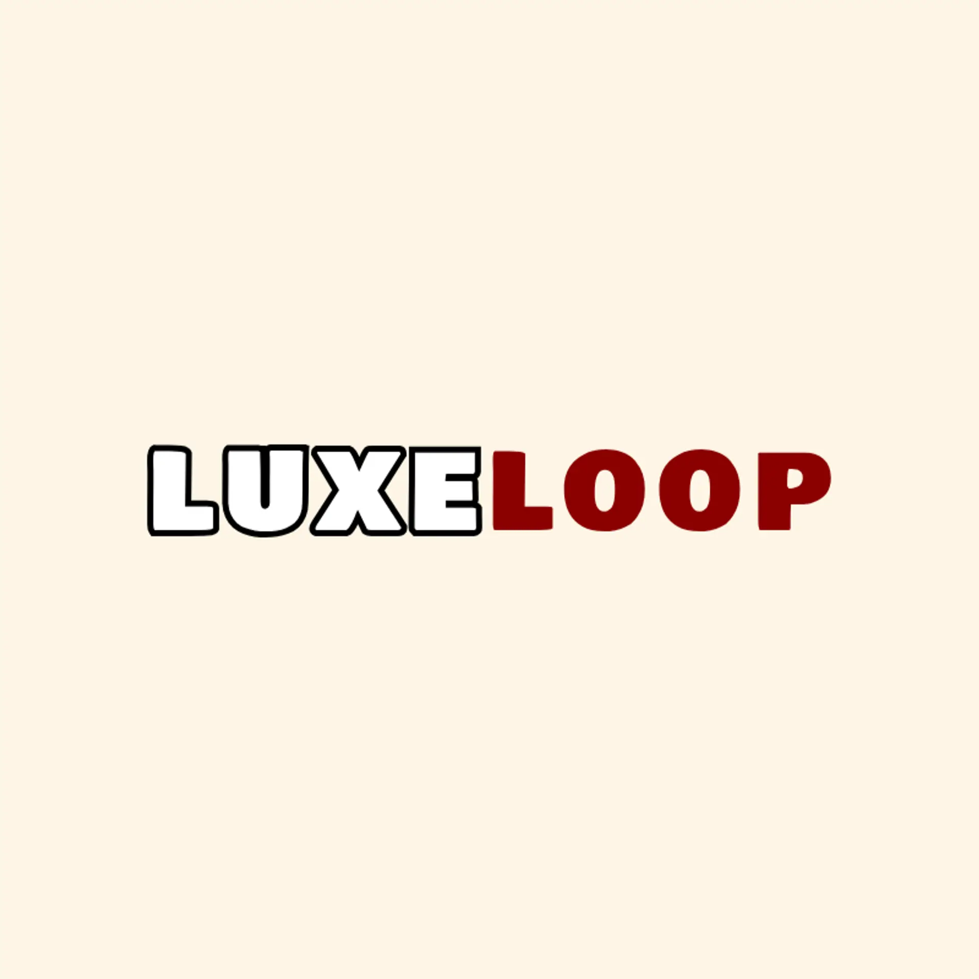 Luxe Loop logo for fancy fashion