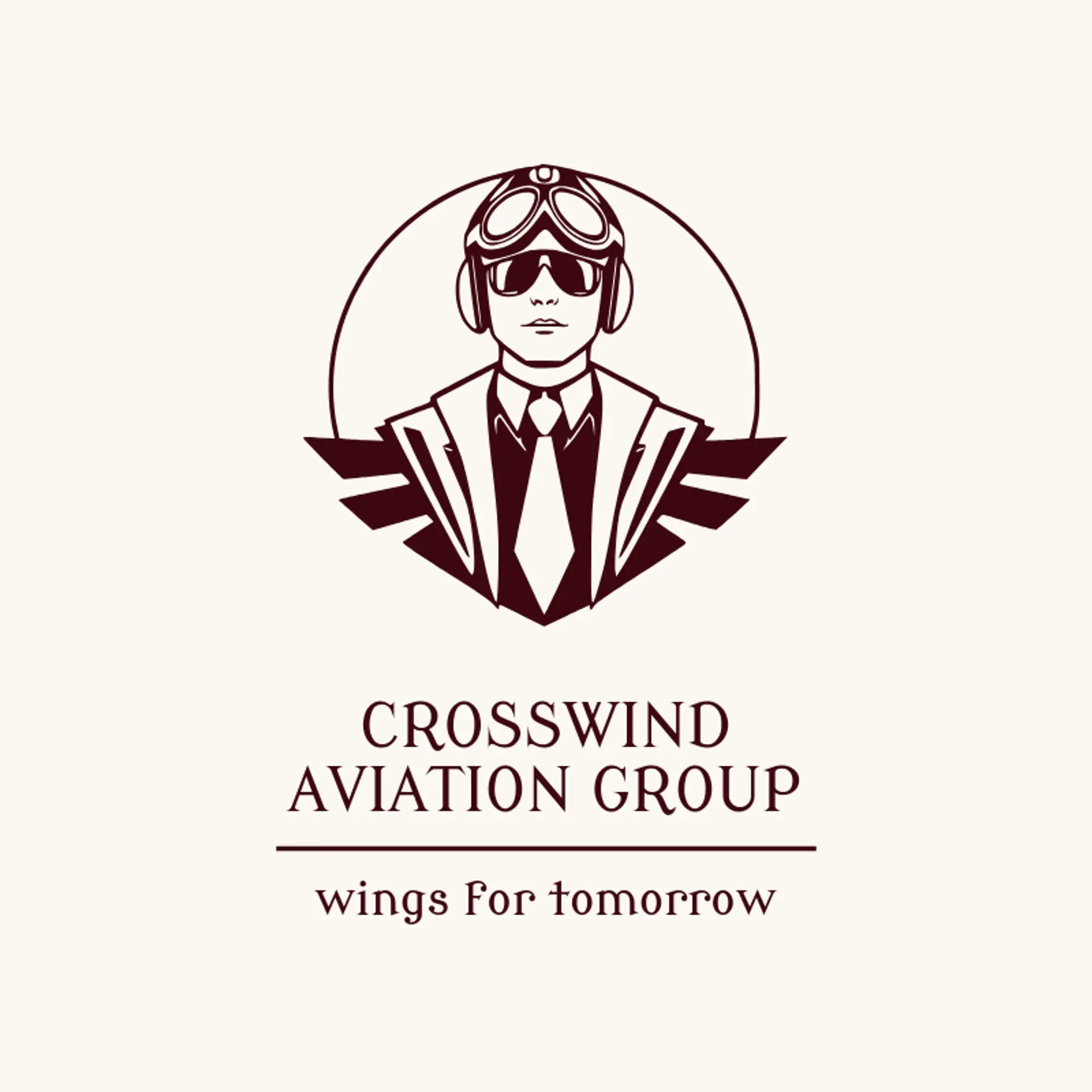 Crosswind Aviation Group logo for pilot