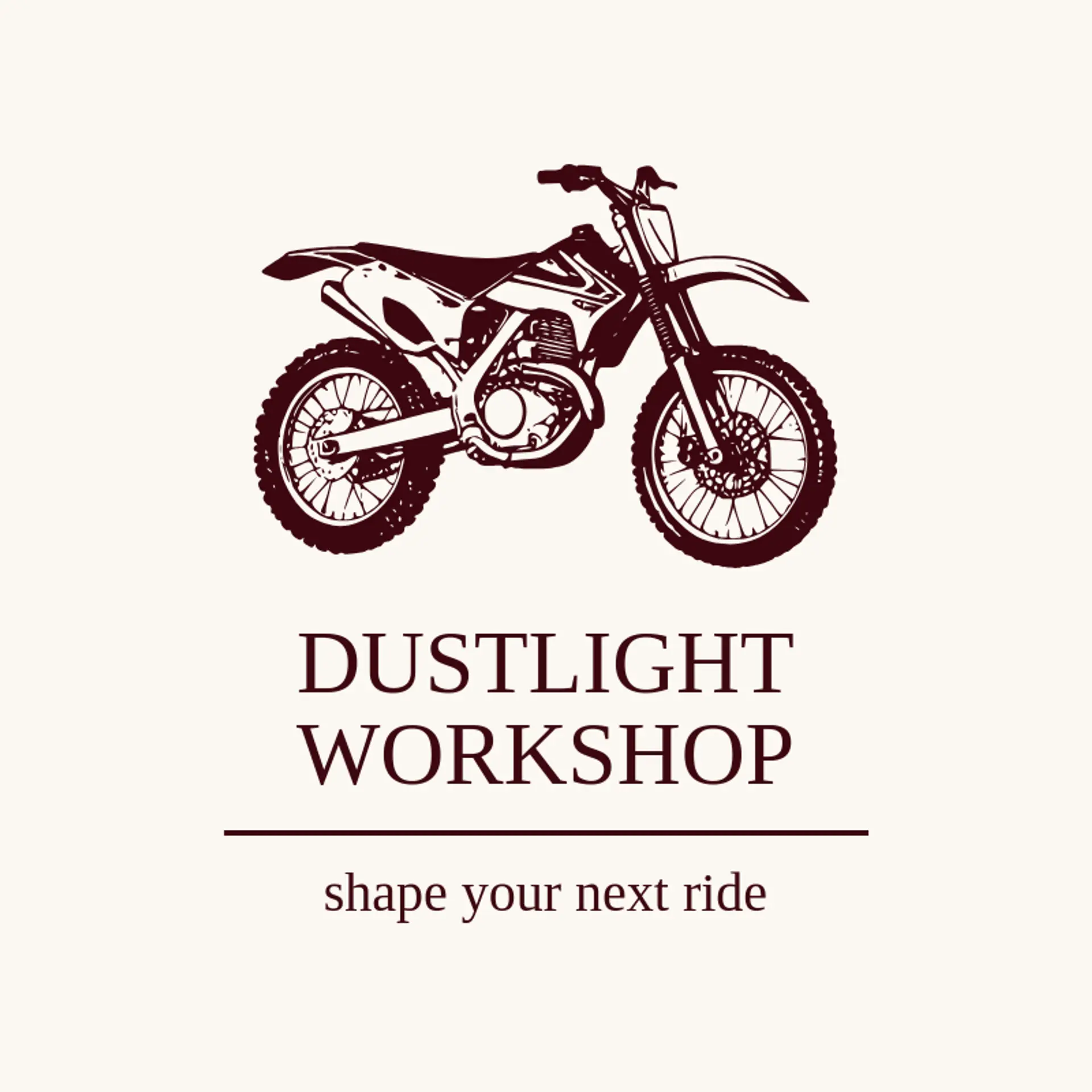 Dustlight Workshop logo for motocross
