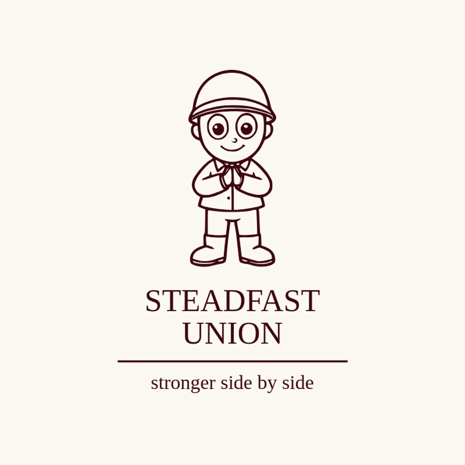 Steadfast Union logo for soldier