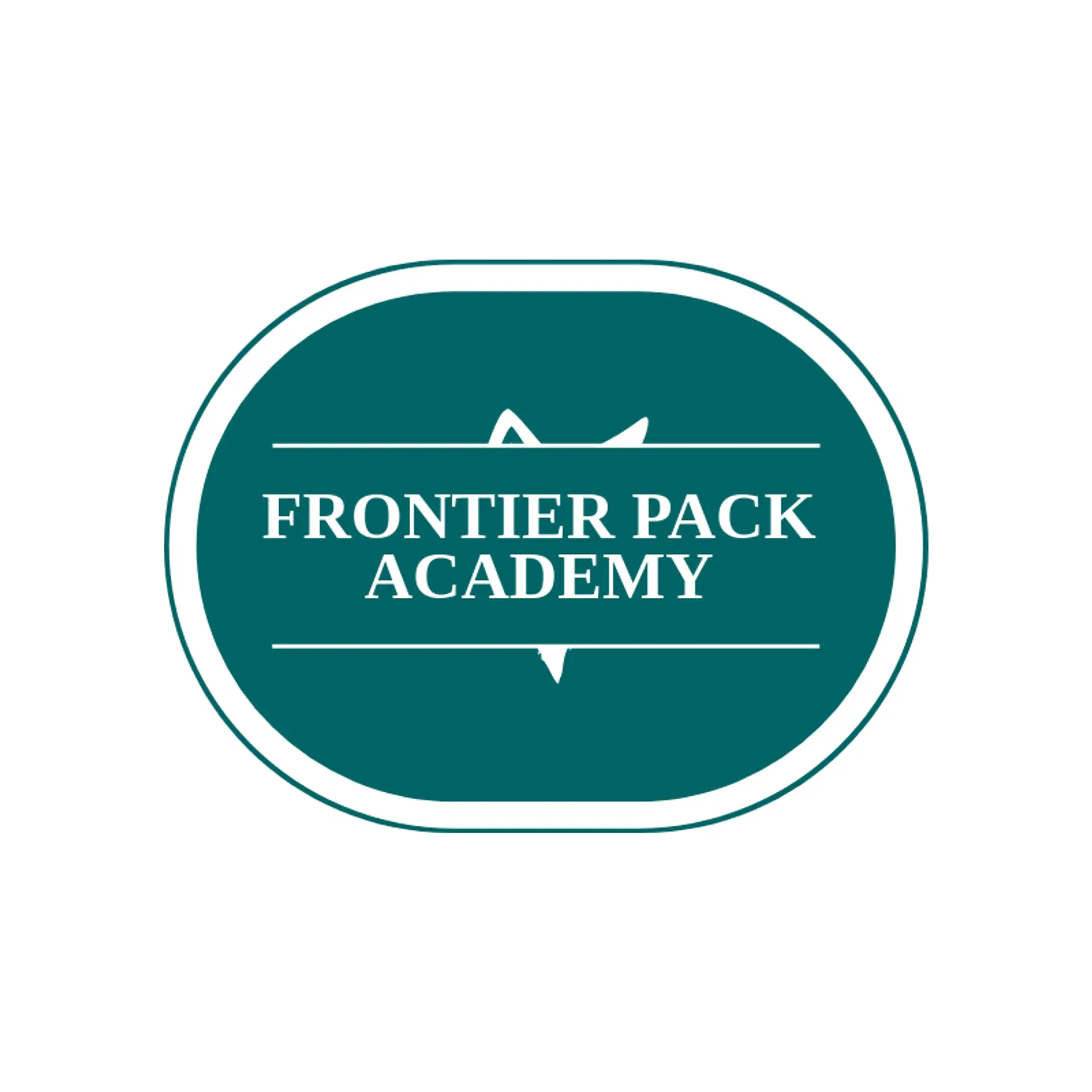 Frontier Pack Academy logo for wolf head