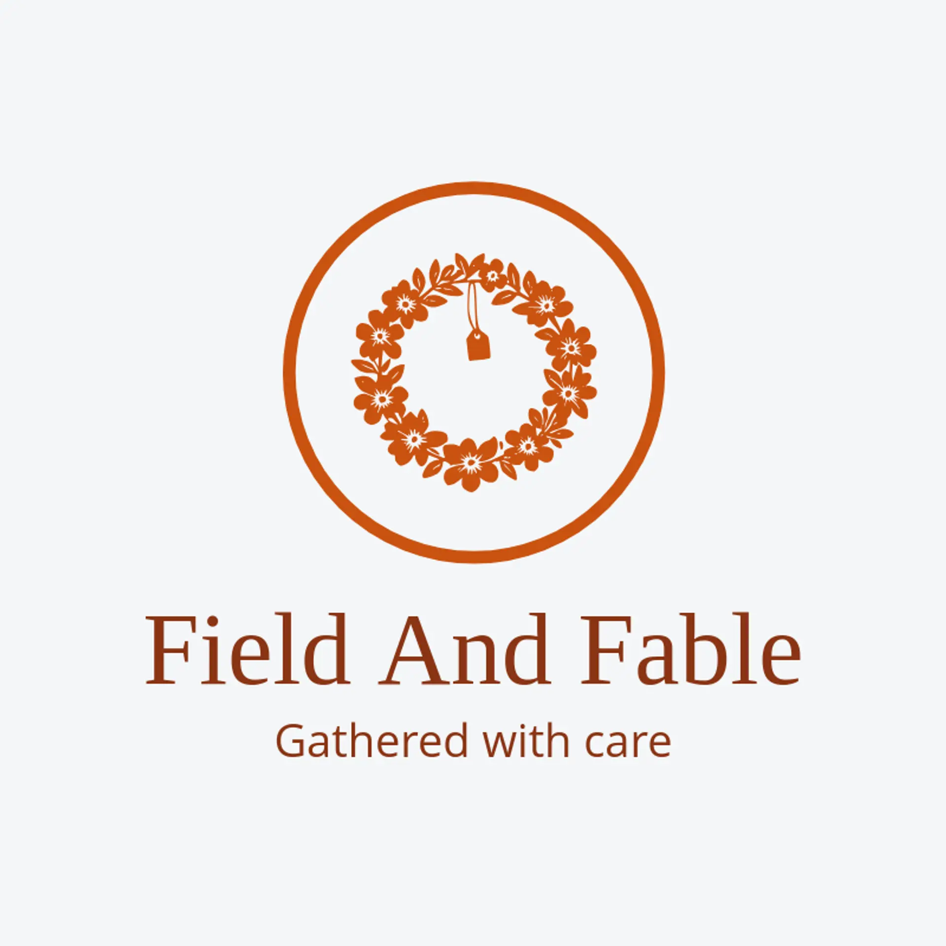 Field and Fable logo for wreath
