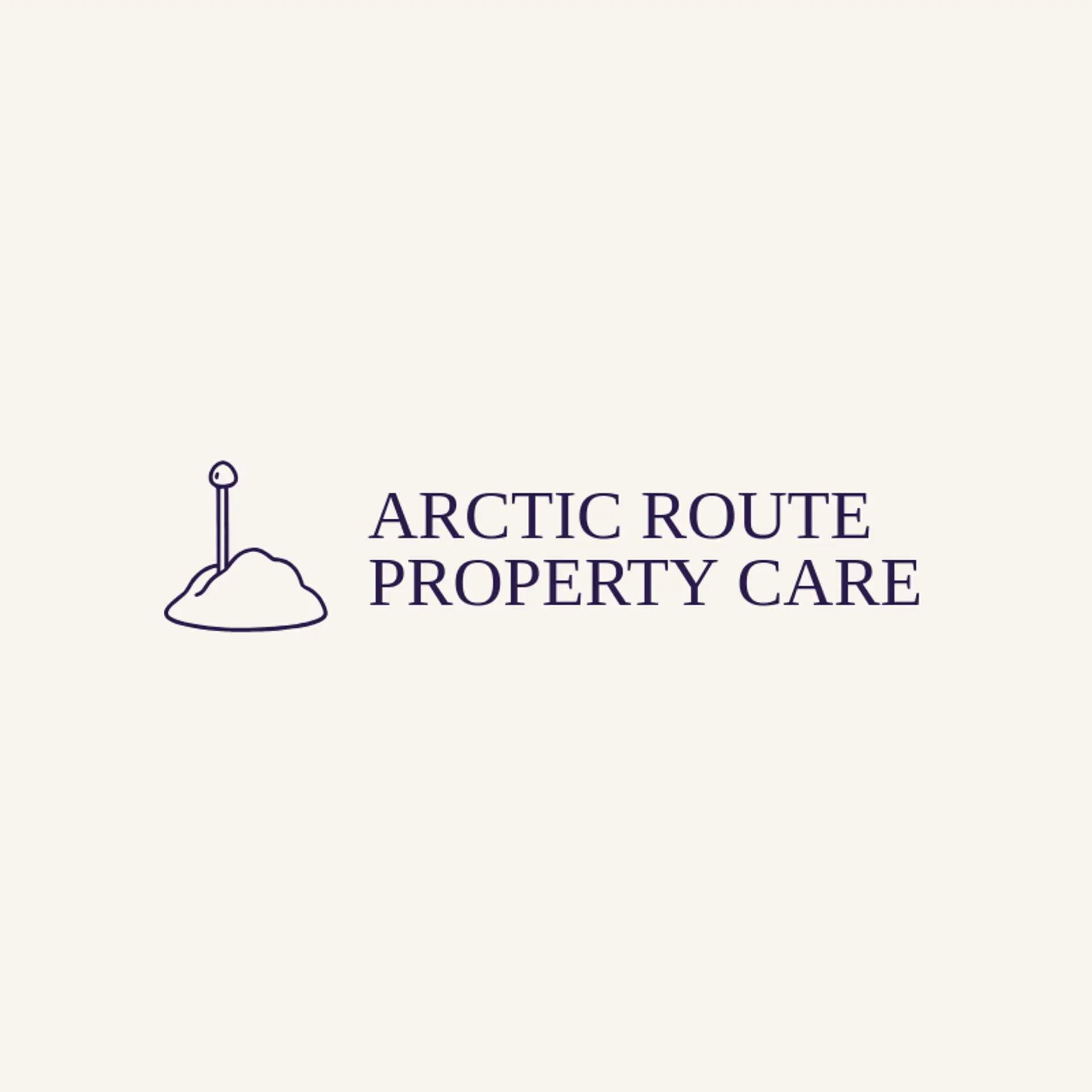 Arctic Route Property Care logo for snow removal