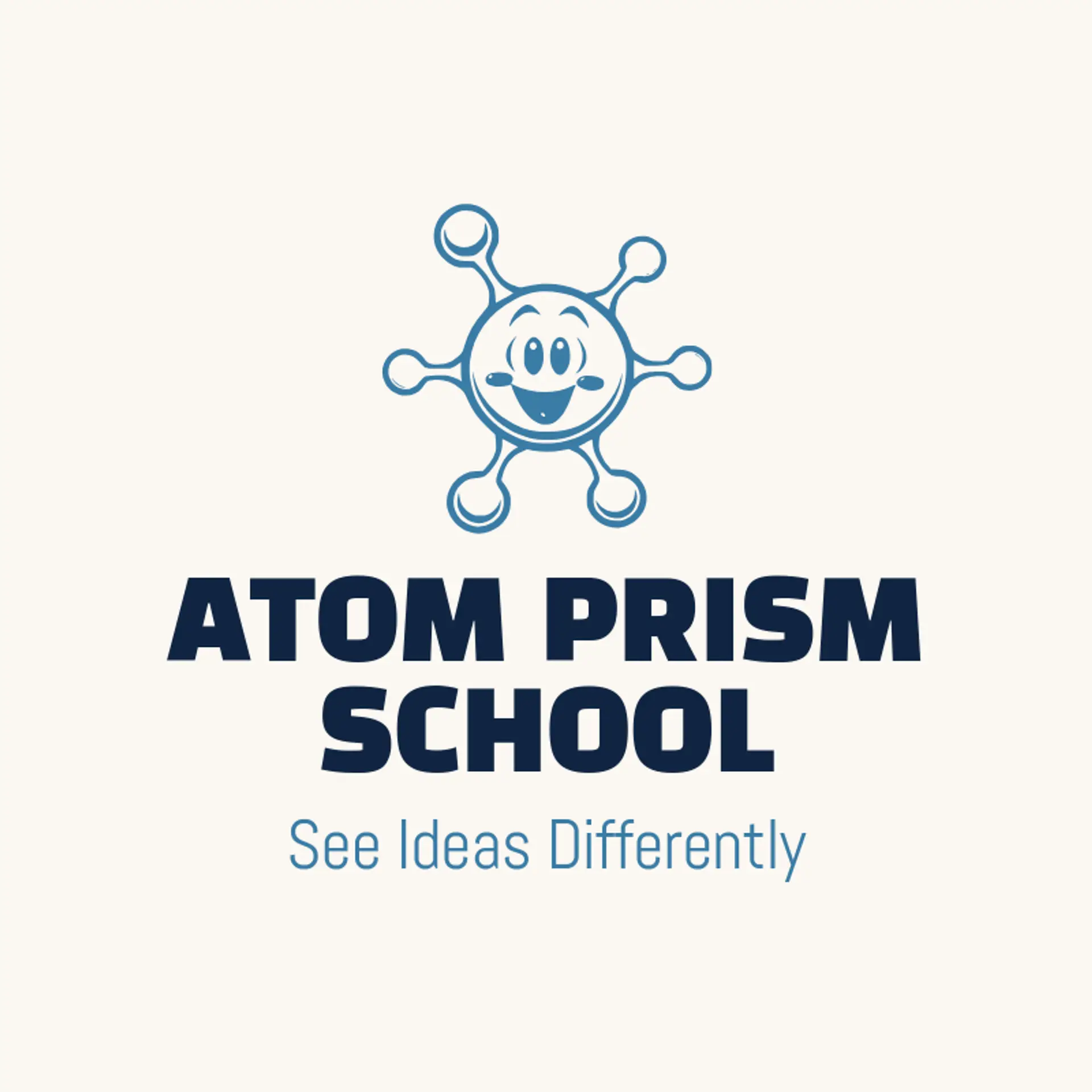 Atom Prism School logo for atom