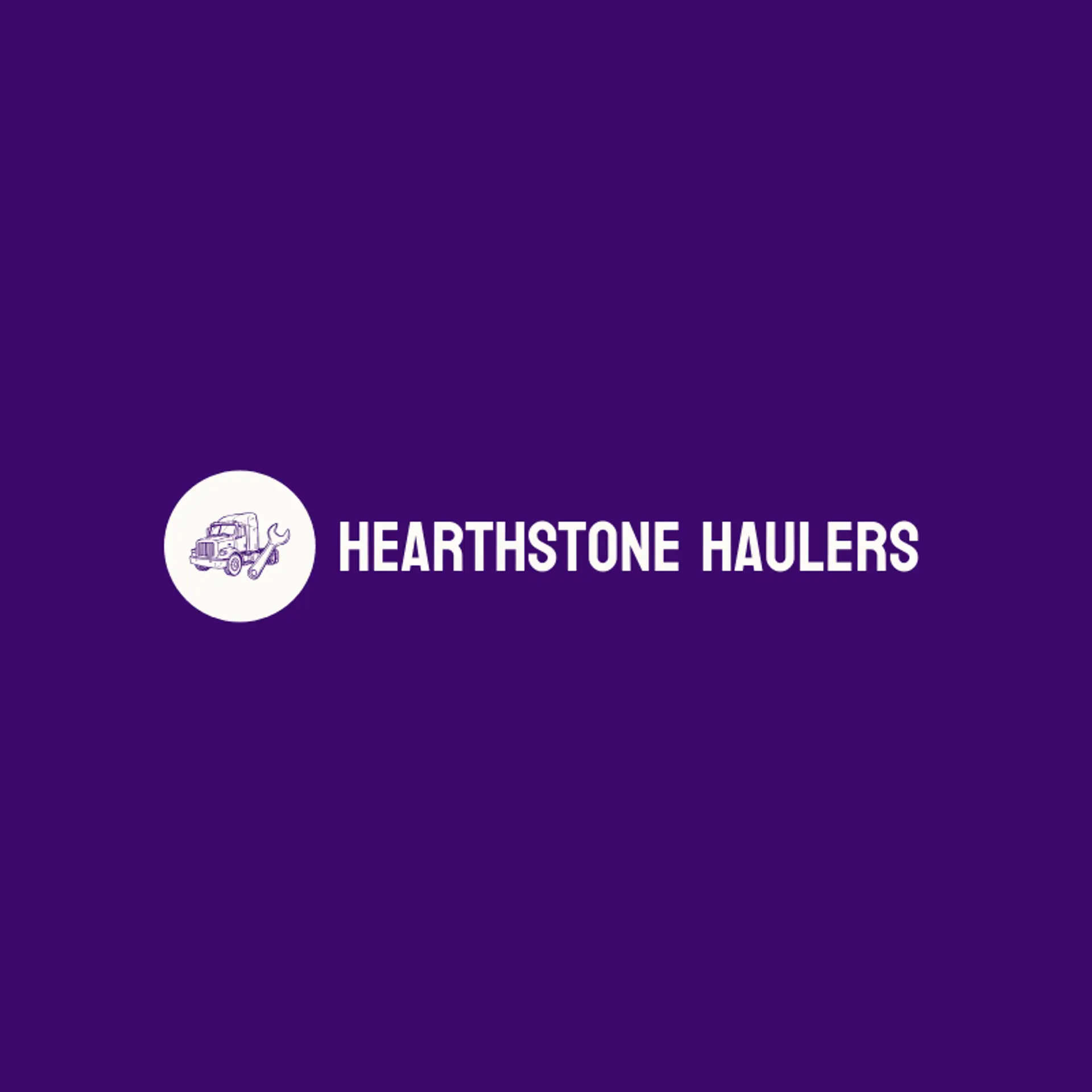 Hearthstone Haulers logo for truck