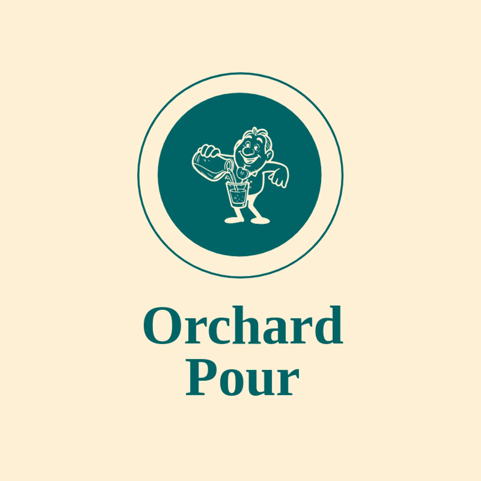 Orchard Pour logo for bartender